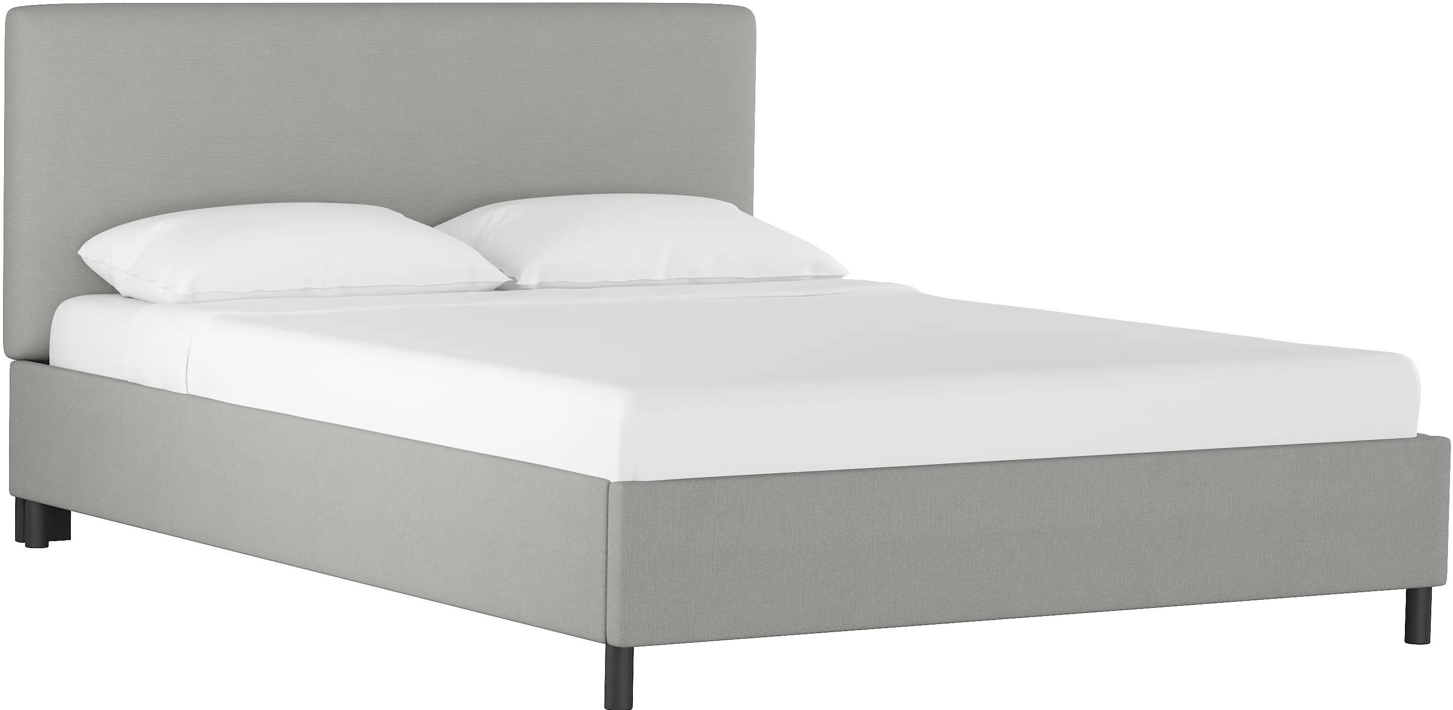 751PBDLNNGR Brianna Gray Full Platform Bed - Skyline Furniture-1