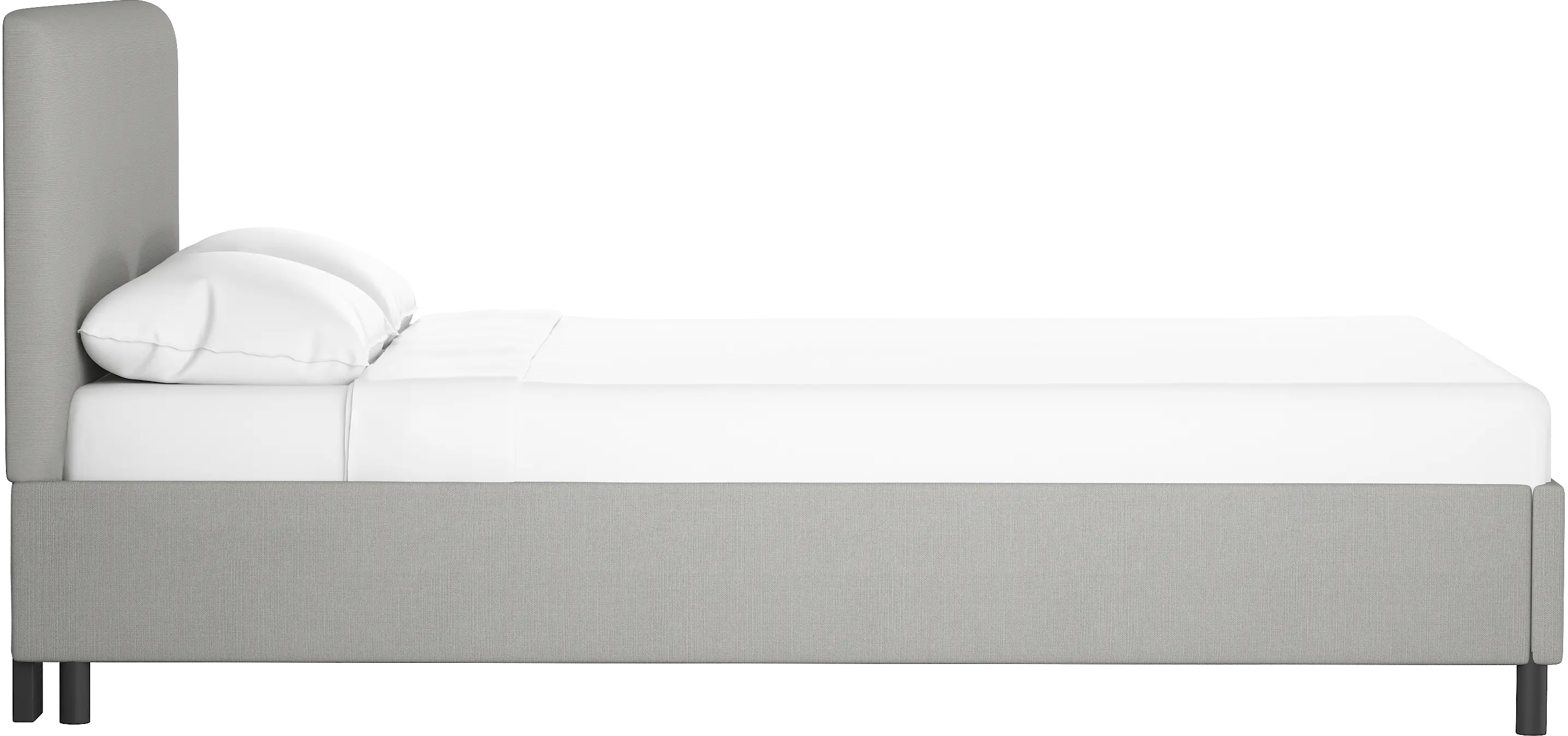 750PBDLNNGR Brianna Gray Twin Platform Bed - Skyline Furniture-4