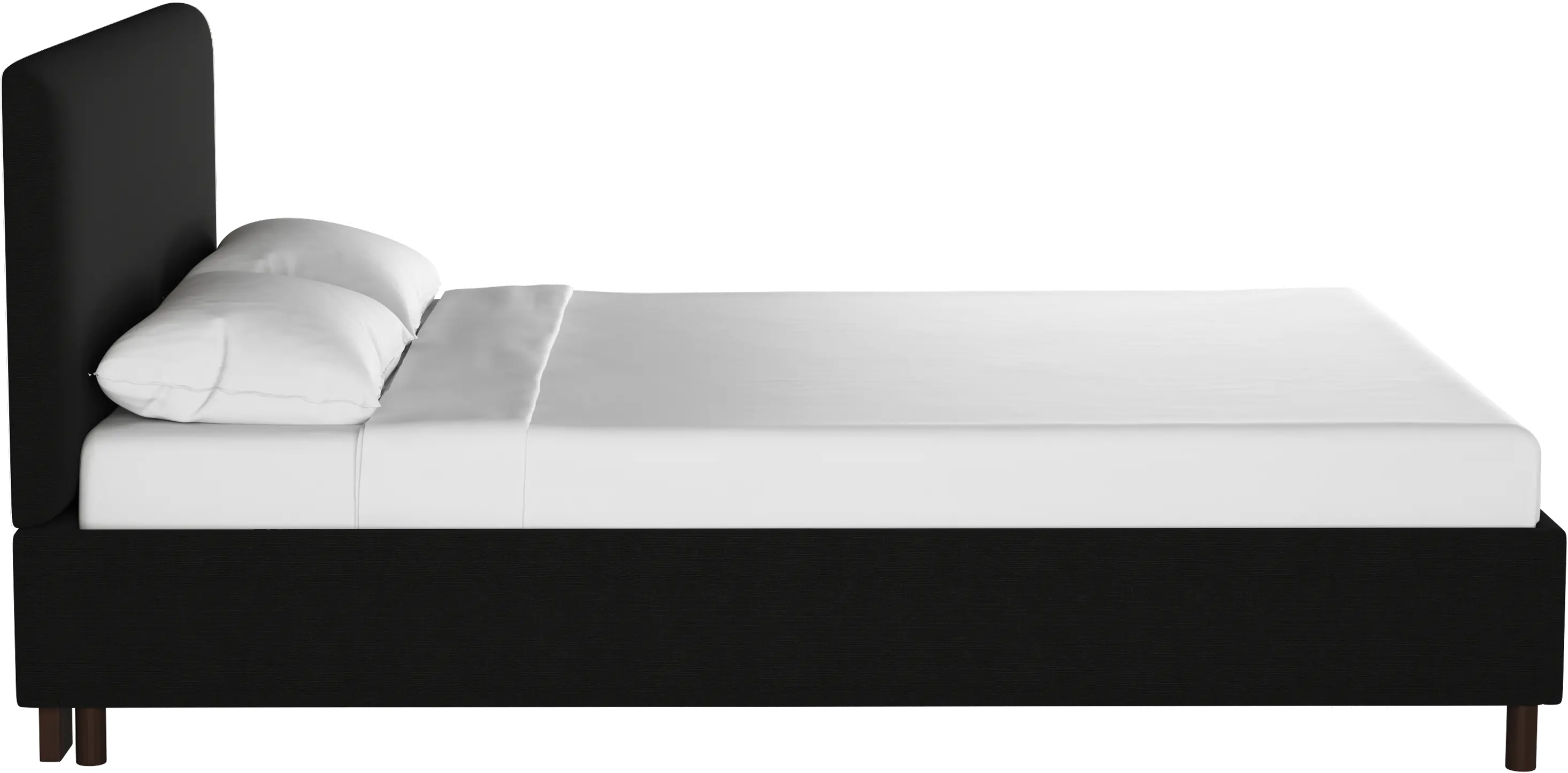 750PBDLNNBLC Brianna Black Twin Platform Bed - Skyline Furniture-4