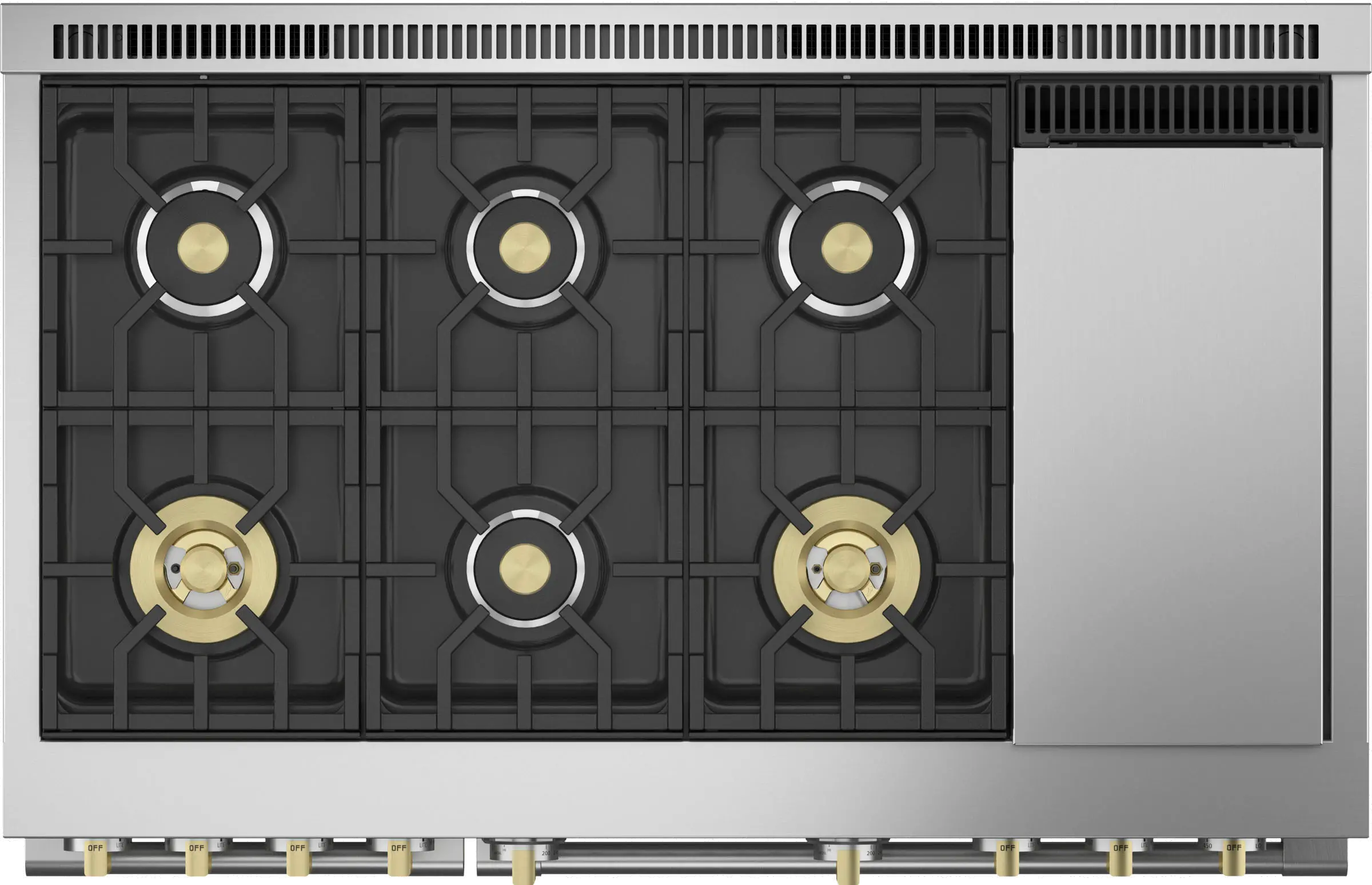 ZDP486NDTSS Monogram Professional 8.25 cu ft Dual Fuel Range - Stainless Steel 48 Inch-2