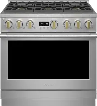 ZDP366NTSS Monogram Professional 5.75 cu ft Dual Fuel Range - Stainless Steel 36 Inch