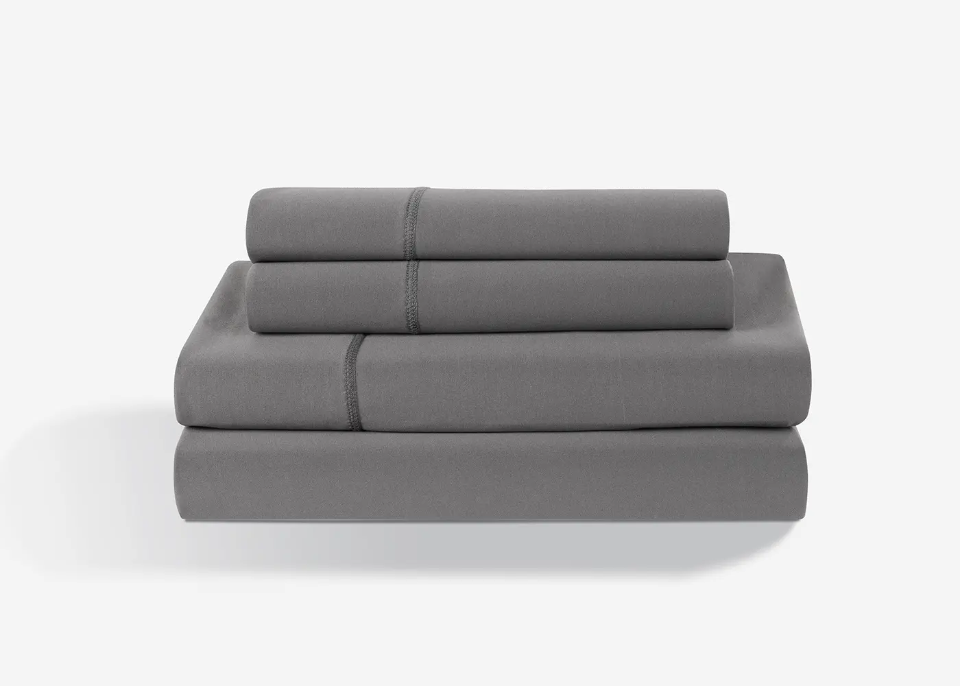 SPXASFF BedGear Gray Dri-Tec Performance Full Bed Sheets-1