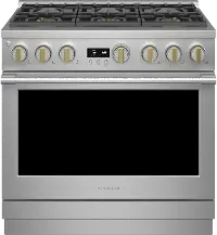 ZGP366NTSS Monogram Professional 6.2 cu ft Gas Range - Stainless Steel 36 Inch