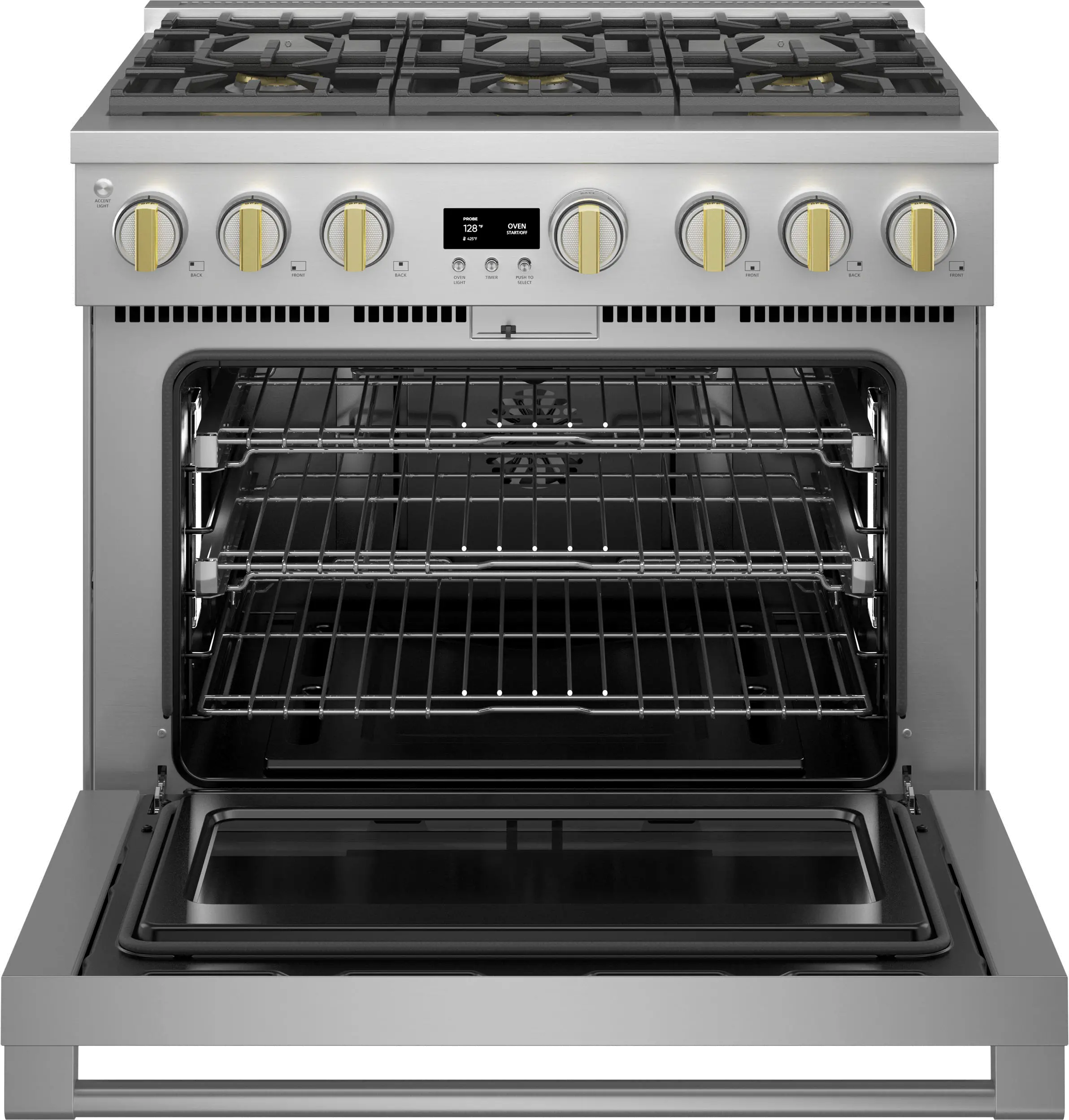 ZGP366NTSS Monogram Professional 6.2 cu ft Gas Range - Stainless Steel 36 Inch-3
