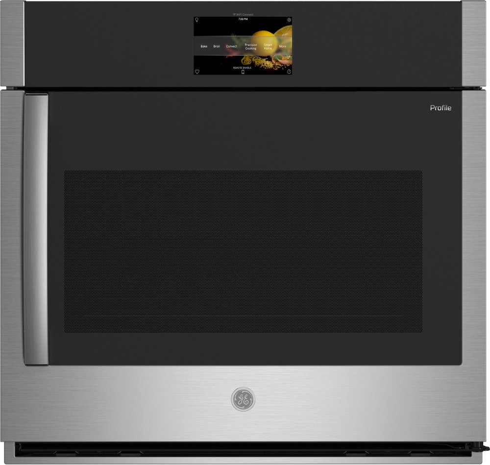 GE Profile 5 cu ft Single Wall Oven - Right Hinge Stainless Steel 30 Inch