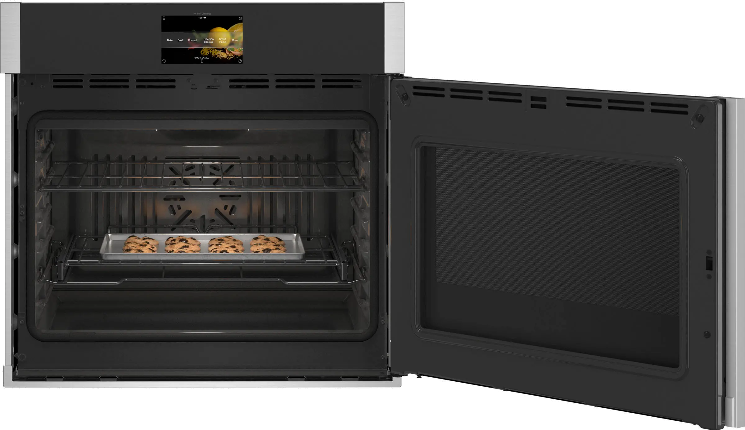 PTS700RSNSS GE Profile 5 cu ft Single Wall Oven - Right Hinge Stainless Steel 30 Inch-3
