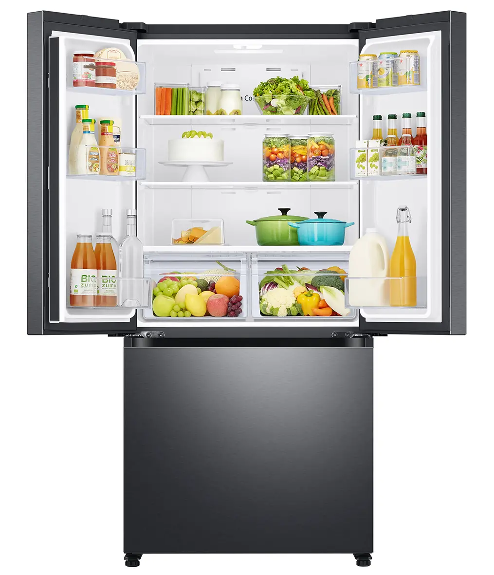 RF18A5101SG Samsung 17.5 cu ft French Door Refrigerator - Counter Depth 33 W Black Stainless Steel-4