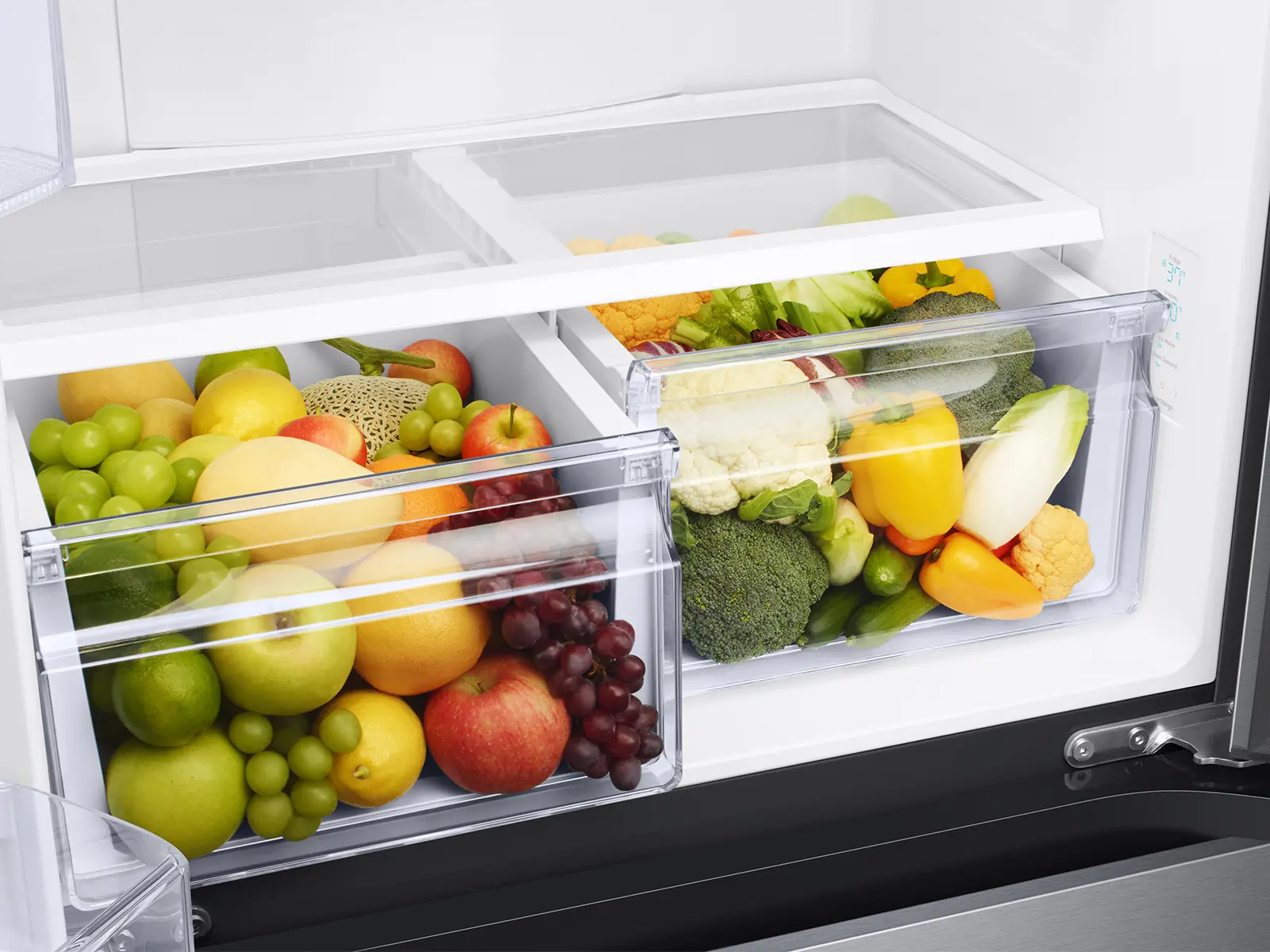 RF18A5101SG Samsung 17.5 cu ft French Door Refrigerator - Counter Depth 33 W Black Stainless Steel-5