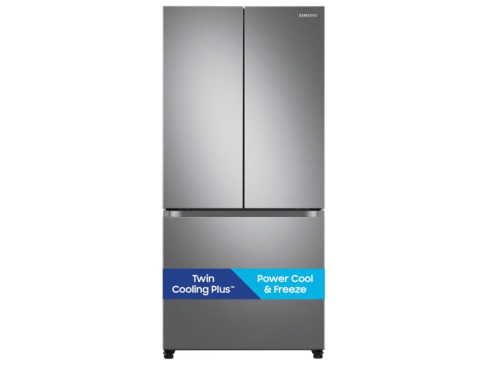 RF18A5101SR Samsung 17.5 cu ft French Door Refrigerator - 33 W Counter Depth Stainless Steel-2