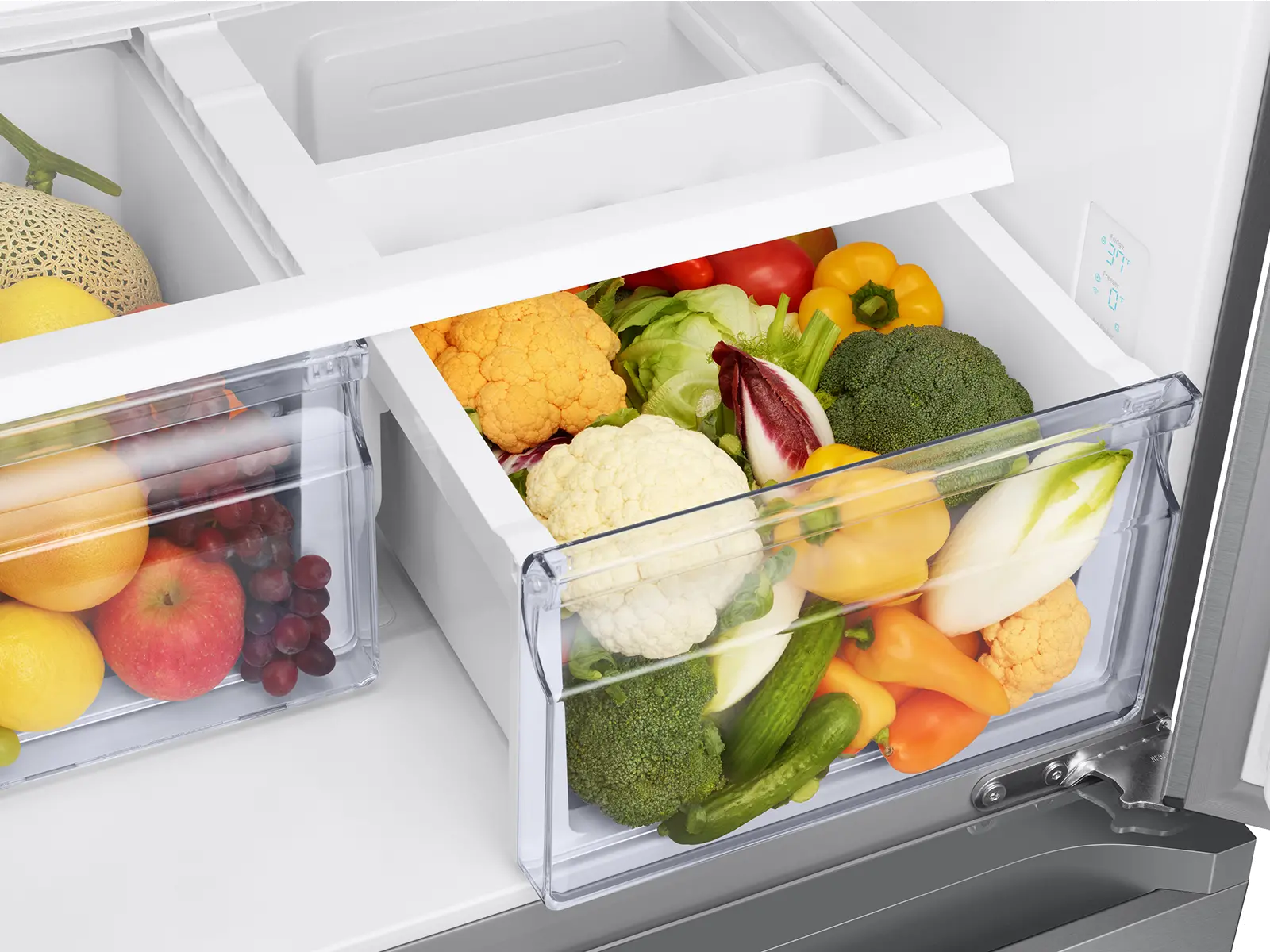 RF18A5101SR Samsung 17.5 cu ft French Door Refrigerator - 33 W Counter Depth Stainless Steel-2