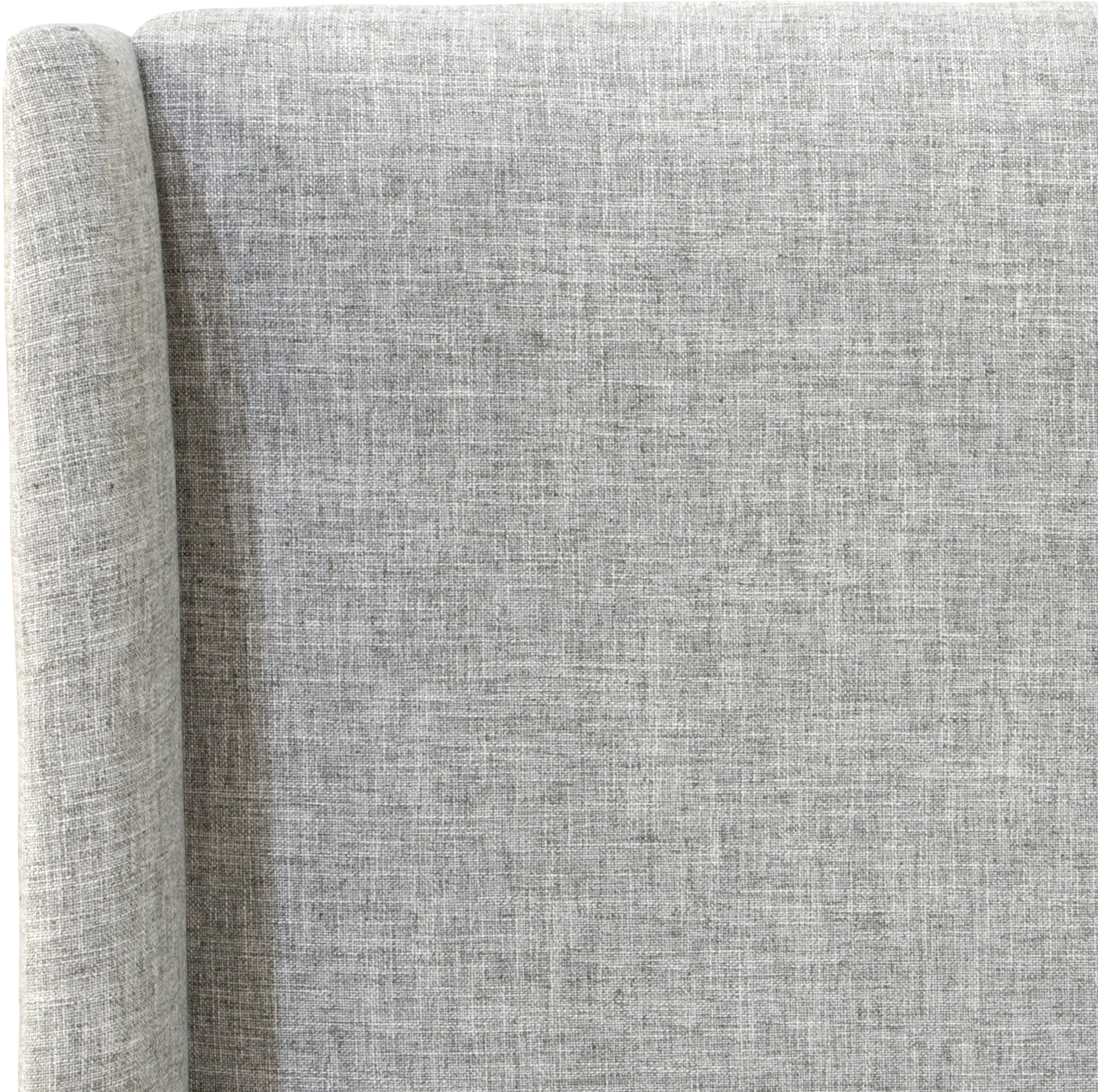434BEDZMPMC Sasha Gray Curved Wingback California King Bed - Skyline Furniture-6