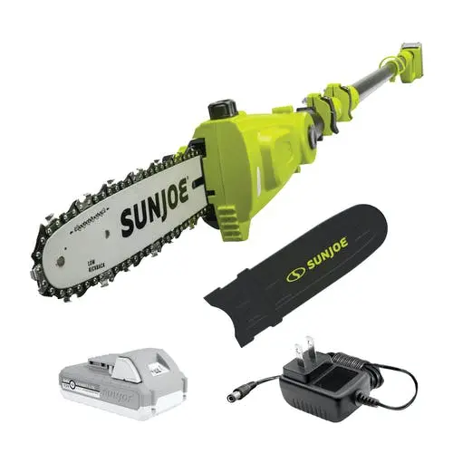 24V-PS10-LTE/POLESAW Sun Joe 24-Volt iON+ Telescoping Pole Cordless Chainsaw-2