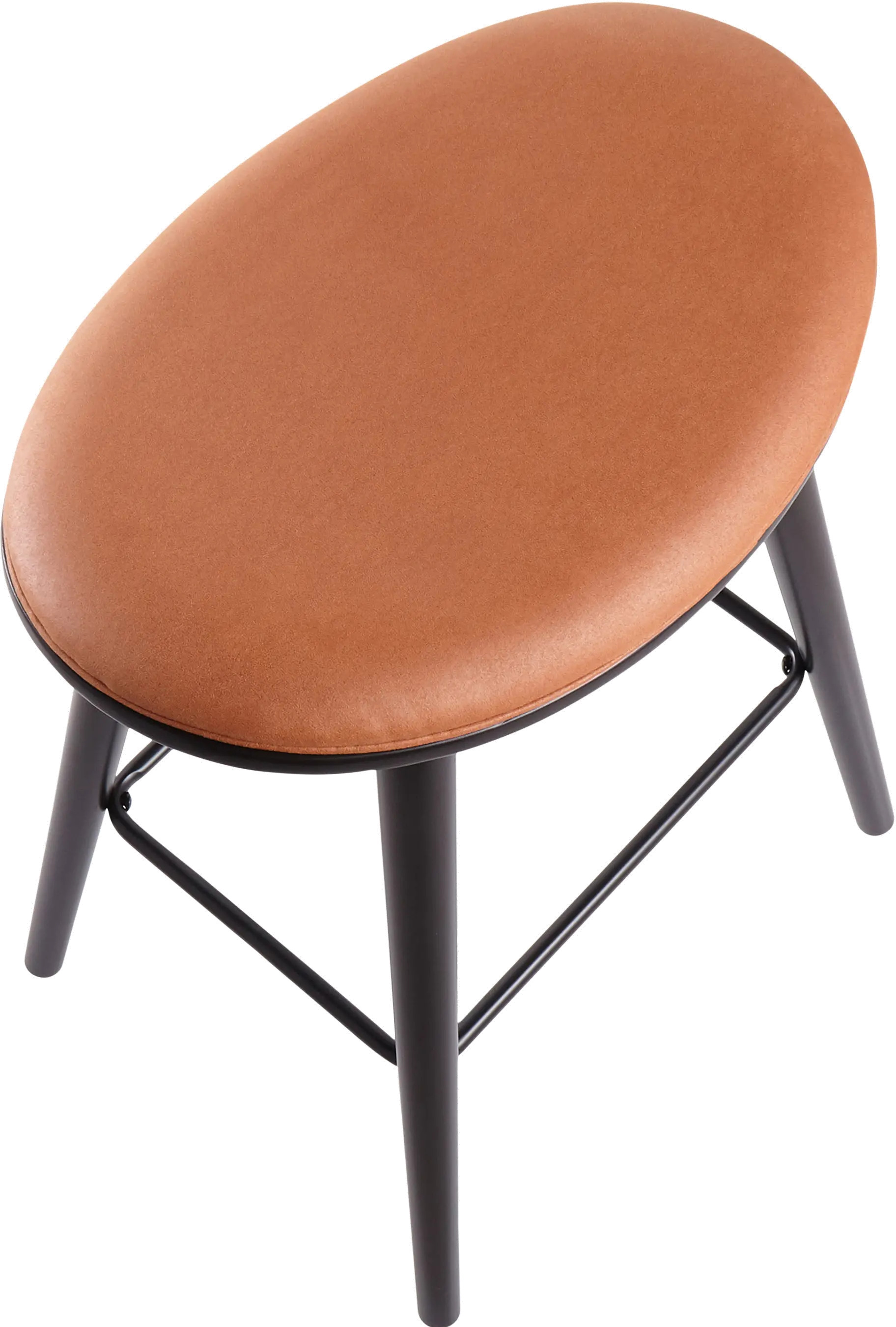B26-SADL BKCAM2 Mid Century 26 Inch Counter Height Stool (Set of 2) - Saddle-6