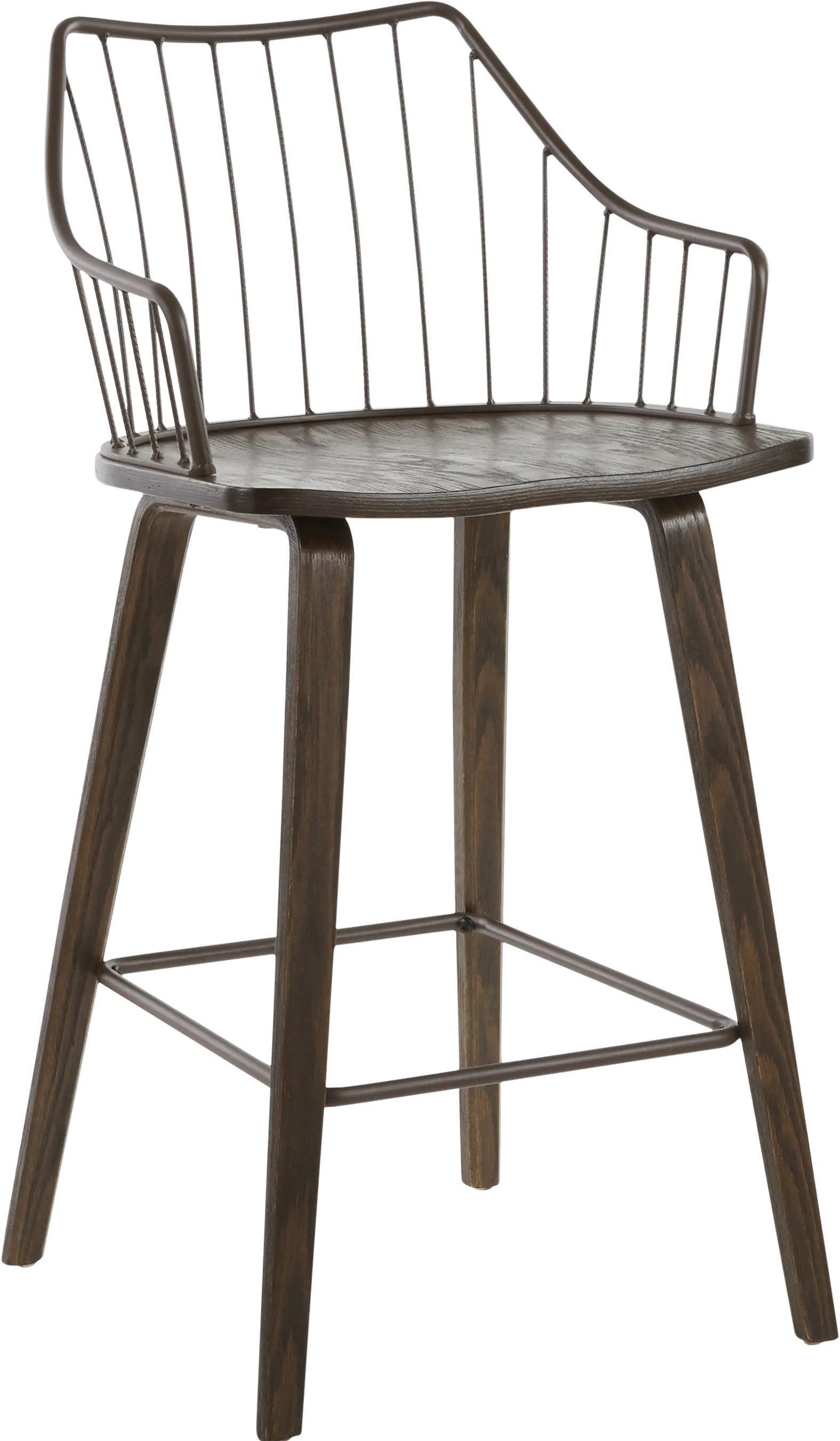 B26-WINSTN WLBN Winston Brown Counter Stool-1