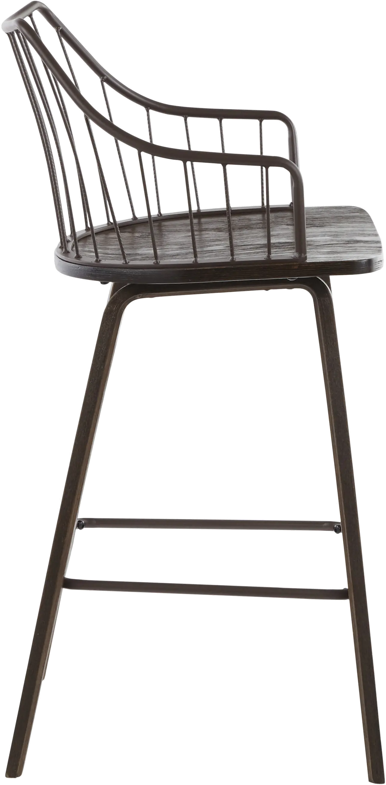 B26-WINSTN WLBN Winston Brown Counter Stool-5