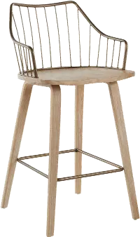 B26-WINSTN WWANCU Winston Whitewash Counter Stool