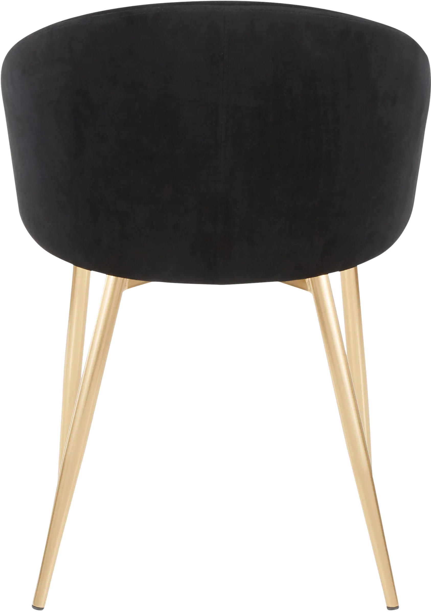 CH-CLAIRE AUVBK Black Velvet Glam Chair-4