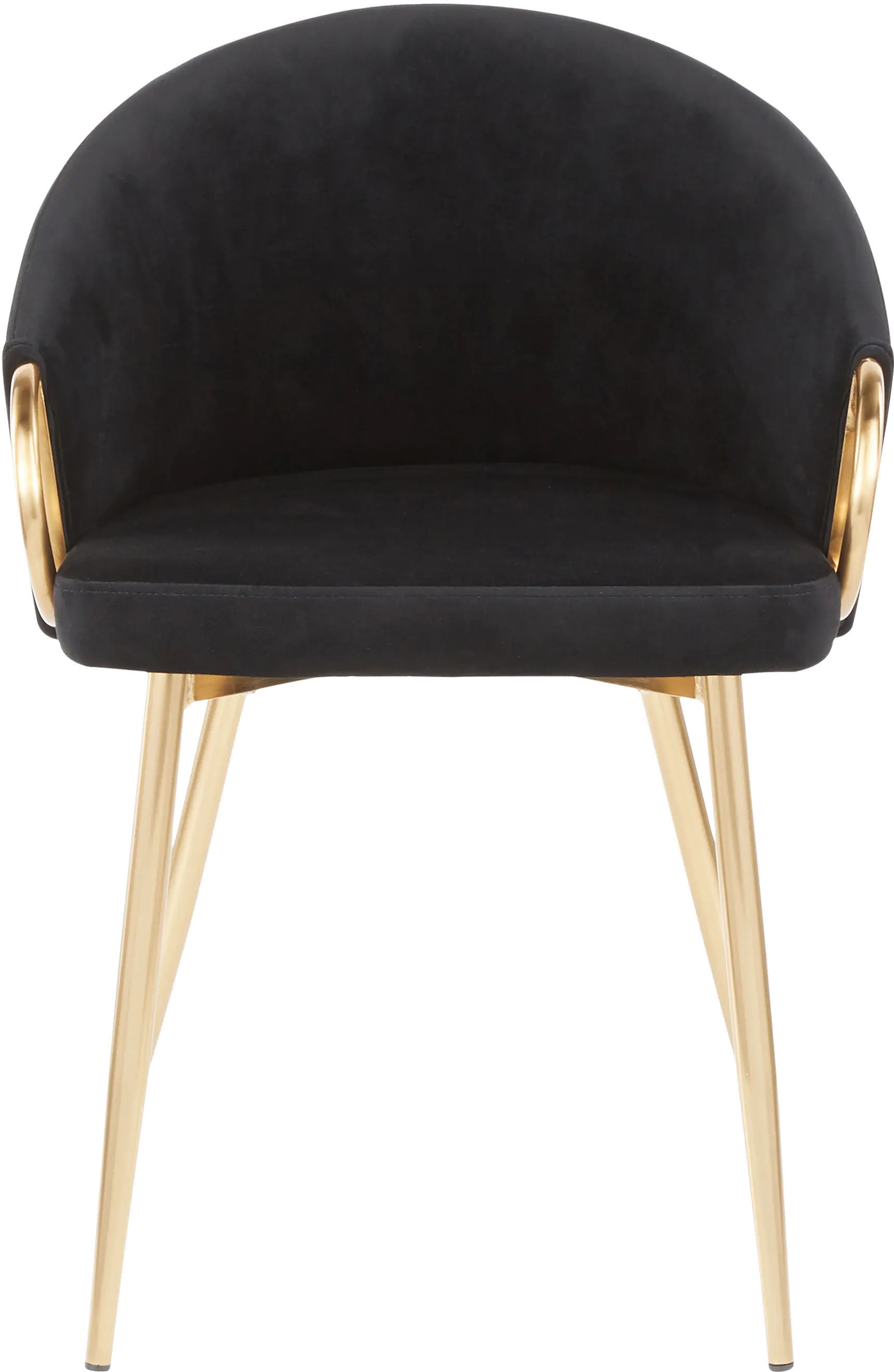 CH-CLAIRE AUVBK Black Velvet Glam Chair-5