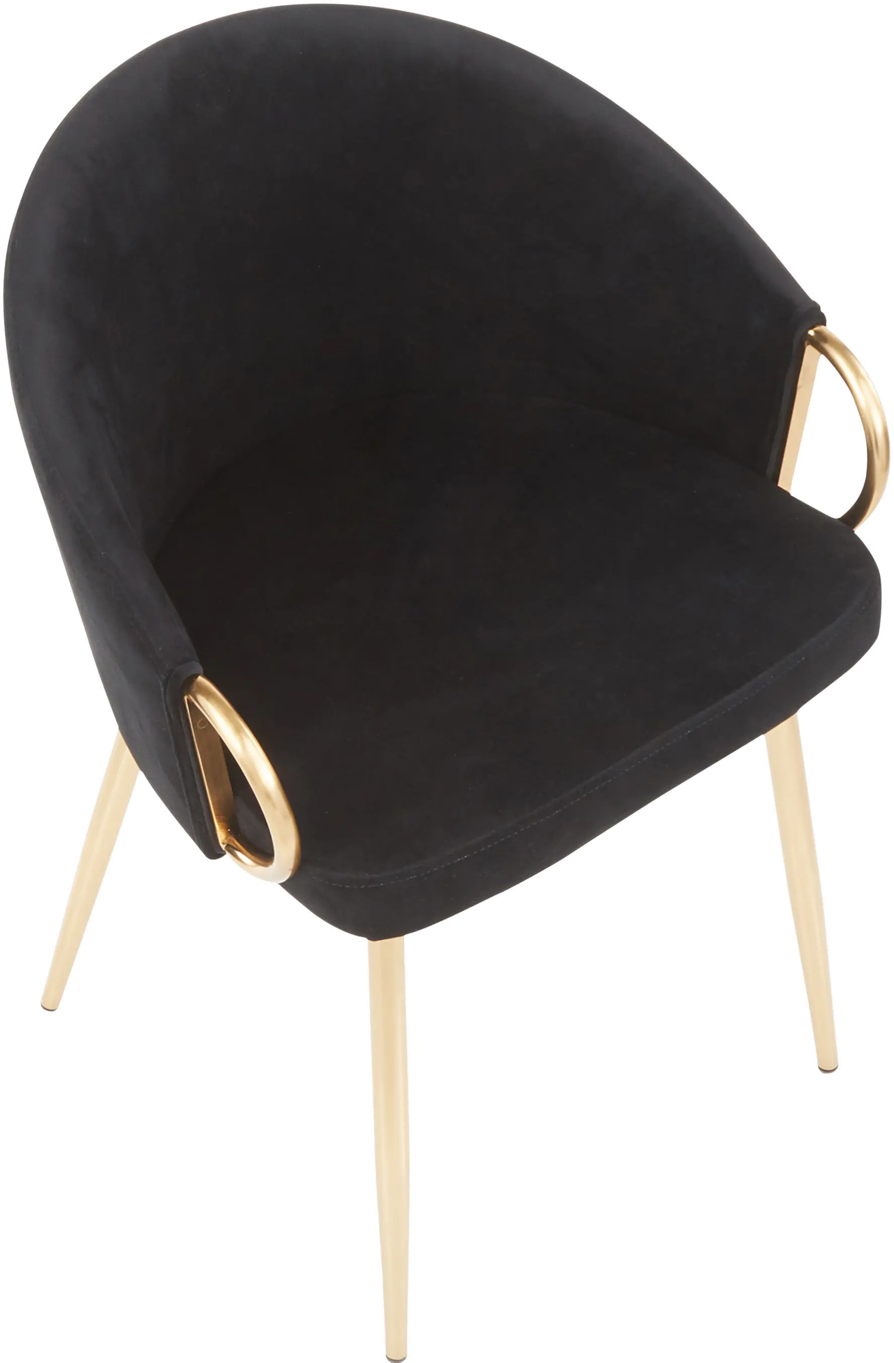 CH-CLAIRE AUVBK Black Velvet Glam Chair-6