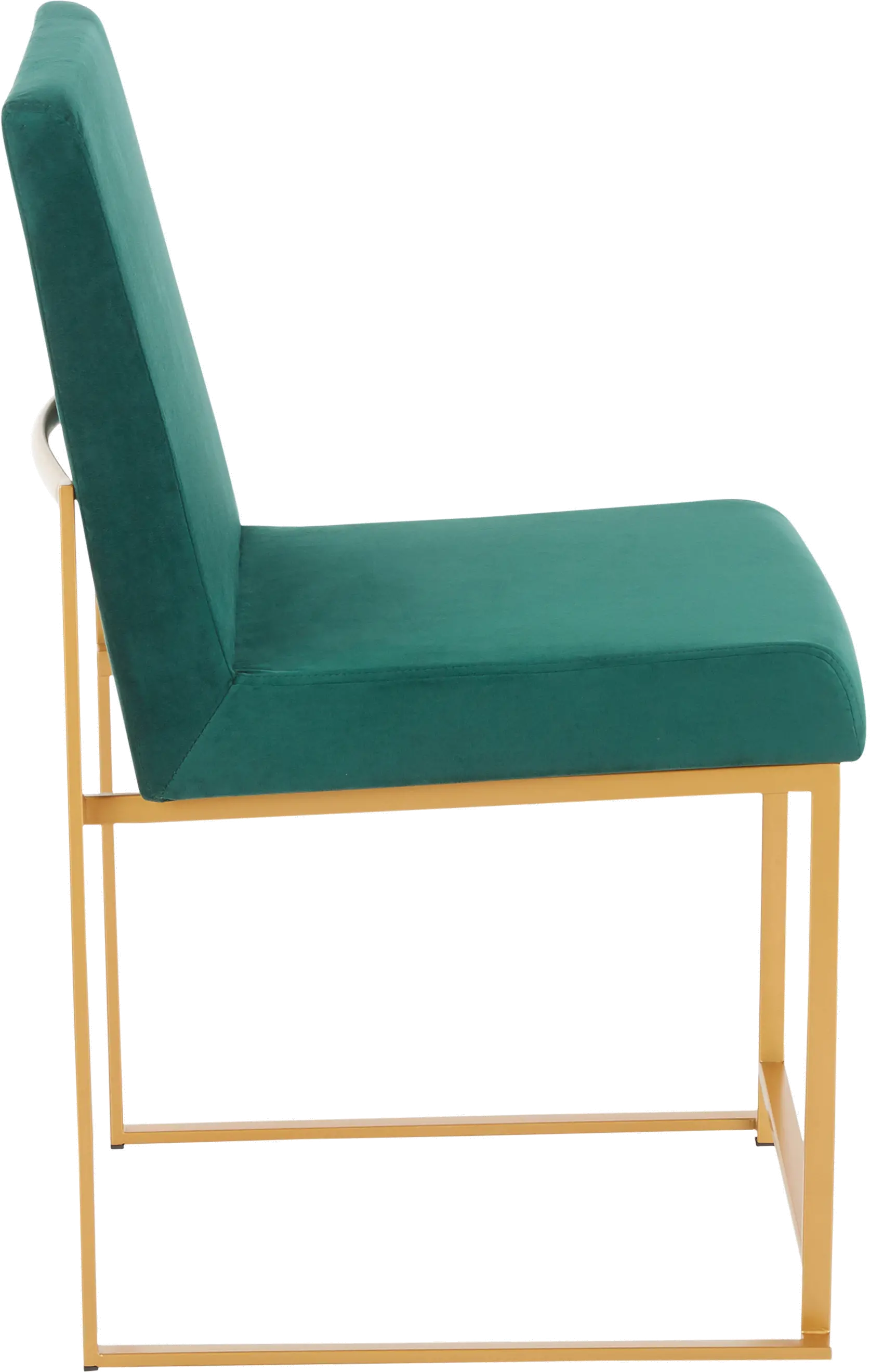 DC-HBFUJI AUVGN2 Fuji Green and Gold Dining Chairs, Set of 2-3