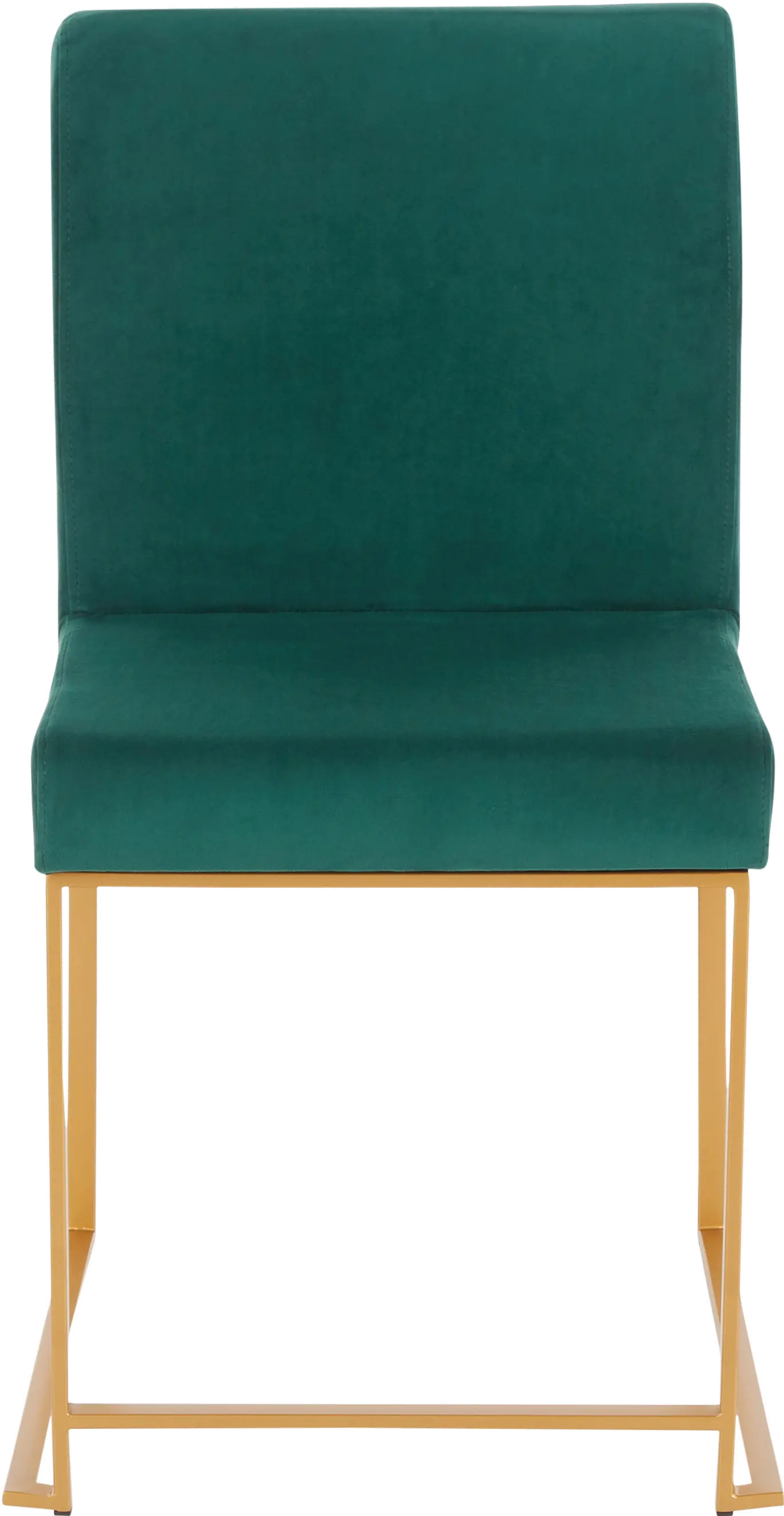 DC-HBFUJI AUVGN2 Fuji Green and Gold Dining Chairs, Set of 2-5