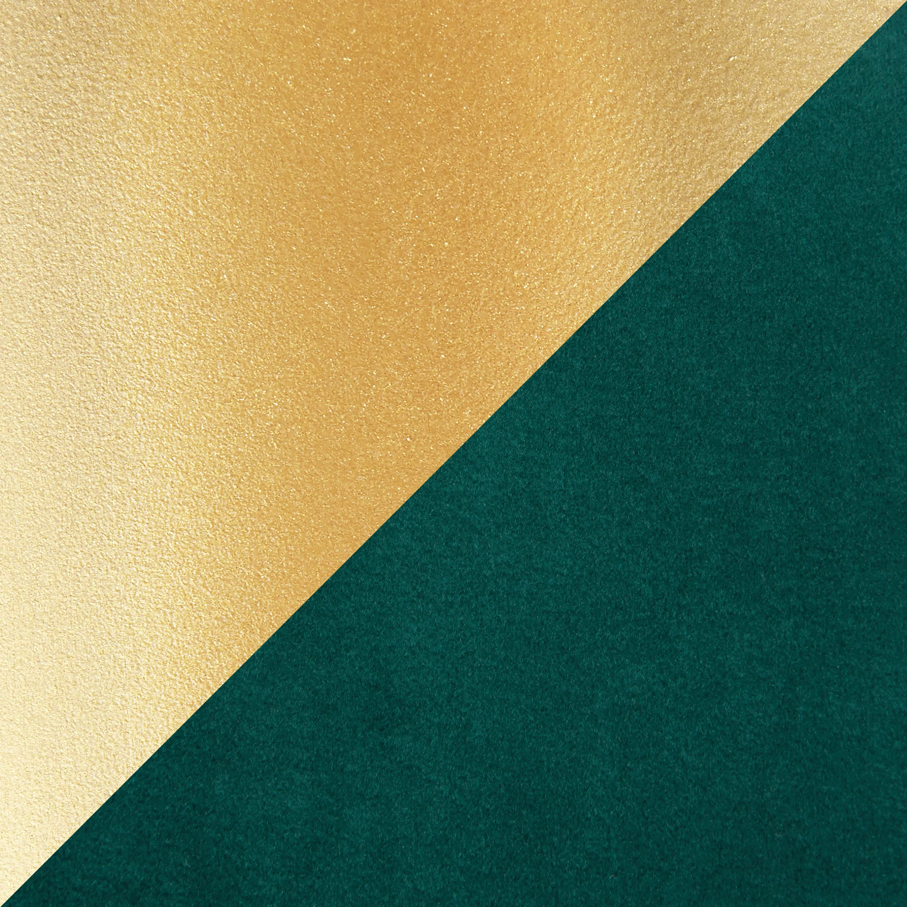 DC-HBFUJI AUVGN2 Fuji Green and Gold Dining Chairs, Set of 2-2