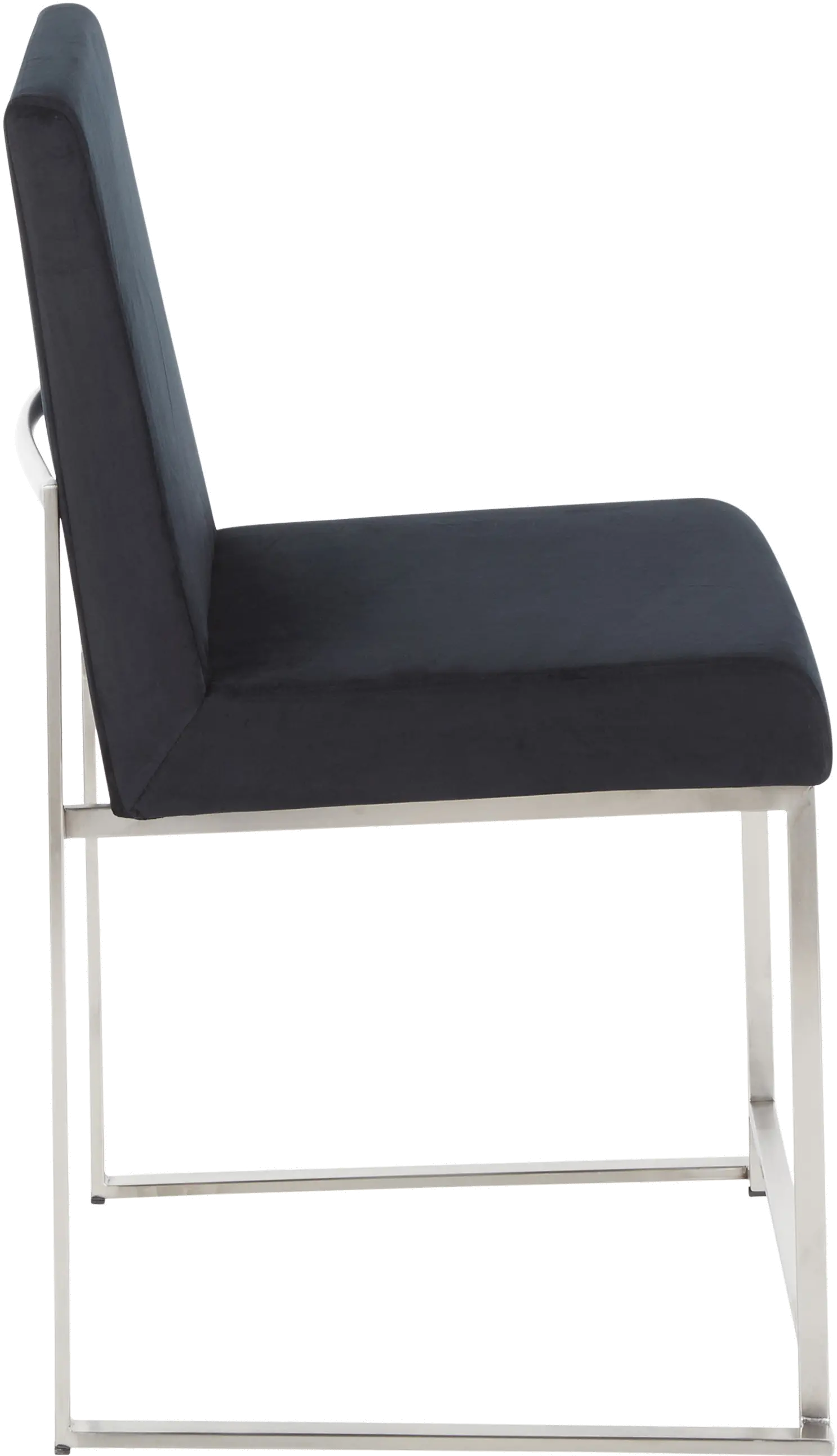 DC-HBFUJI SSVBK2 Fuji Silver Dining Chair, Set of 2-3