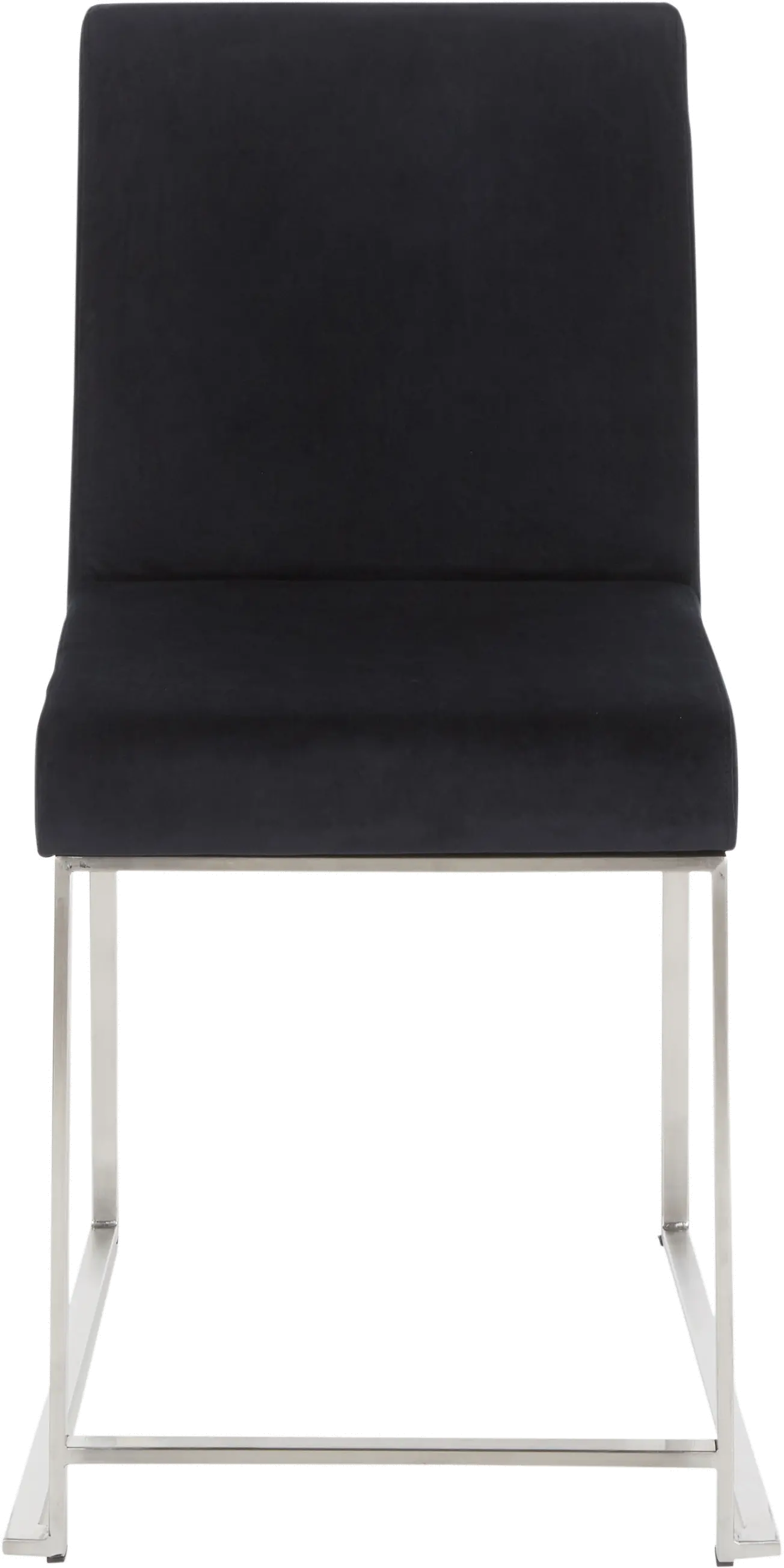 DC-HBFUJI SSVBK2 Fuji Silver Dining Chair, Set of 2-5