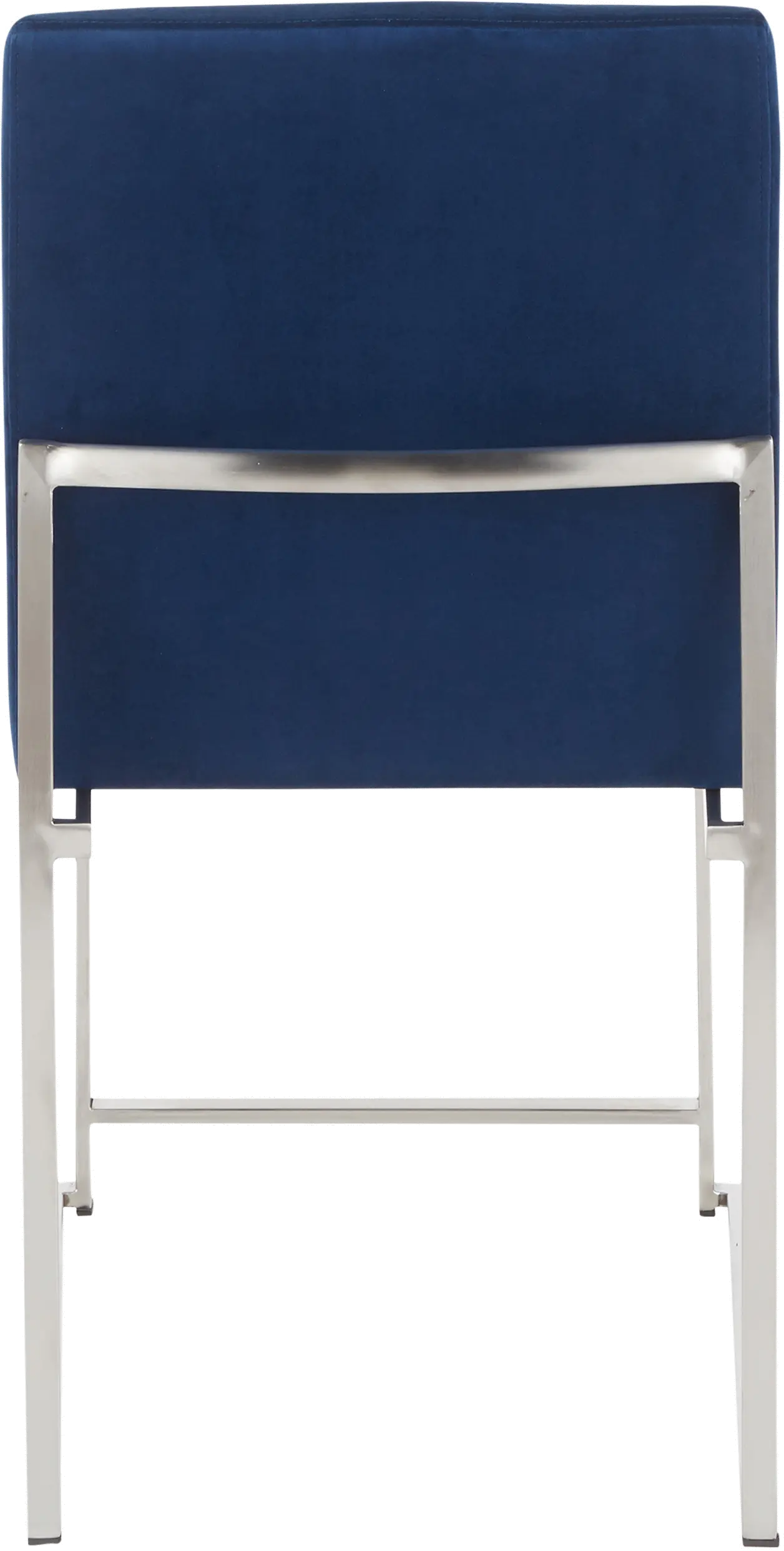 DC-HBFUJI SSVBU2 Fuji Blue and Silver Dining Chairs, Set of 2-4