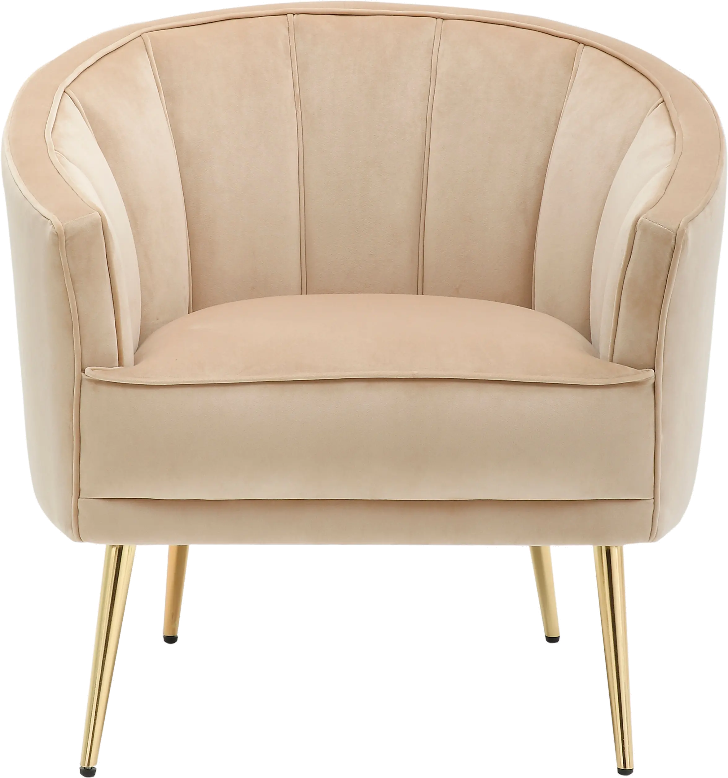 CHR-TANIA AU+CHMP Tania Champagne Velvet Glam Accent Chair-4