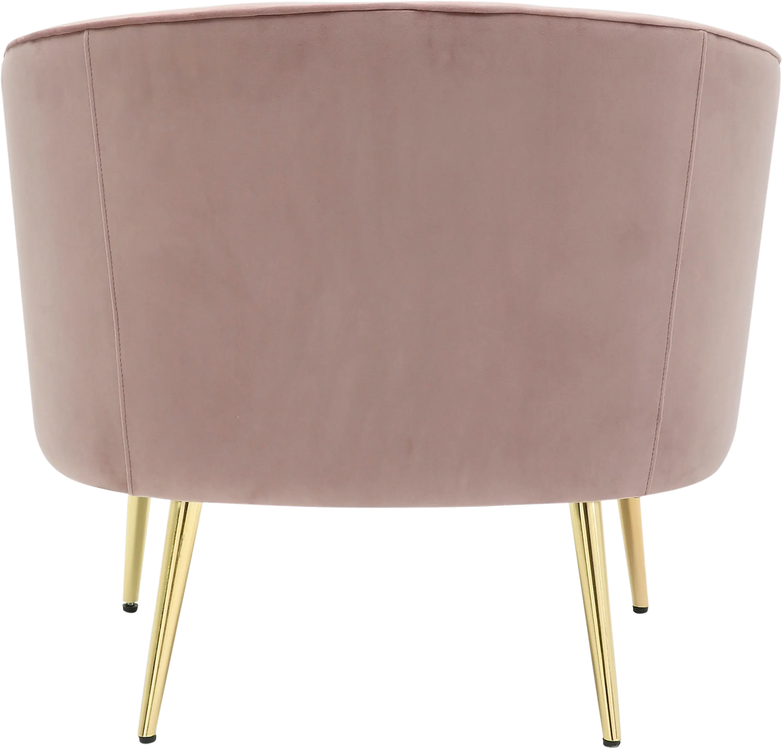 CHR-TANIA AU+PK Tania Blush Pink Velvet Glam Accent Chair-5