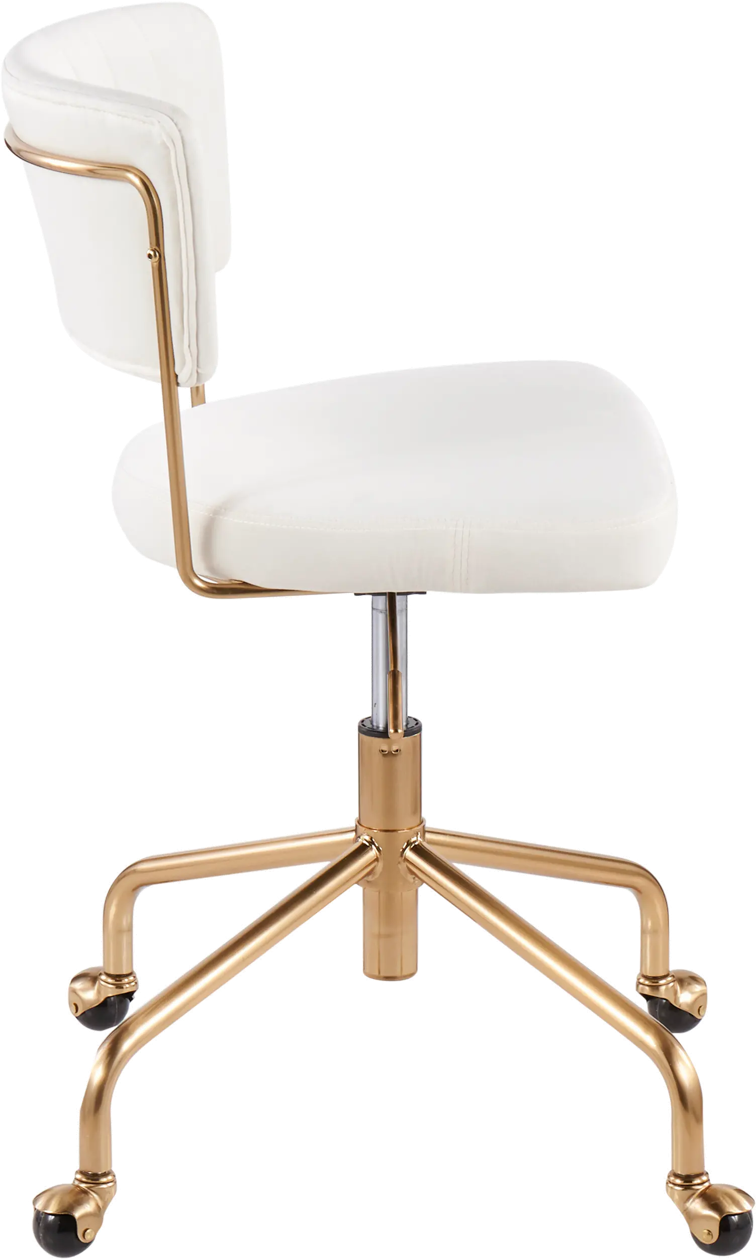 OC-TANIA AUVCR White Velvet Task Chair - Tania-1