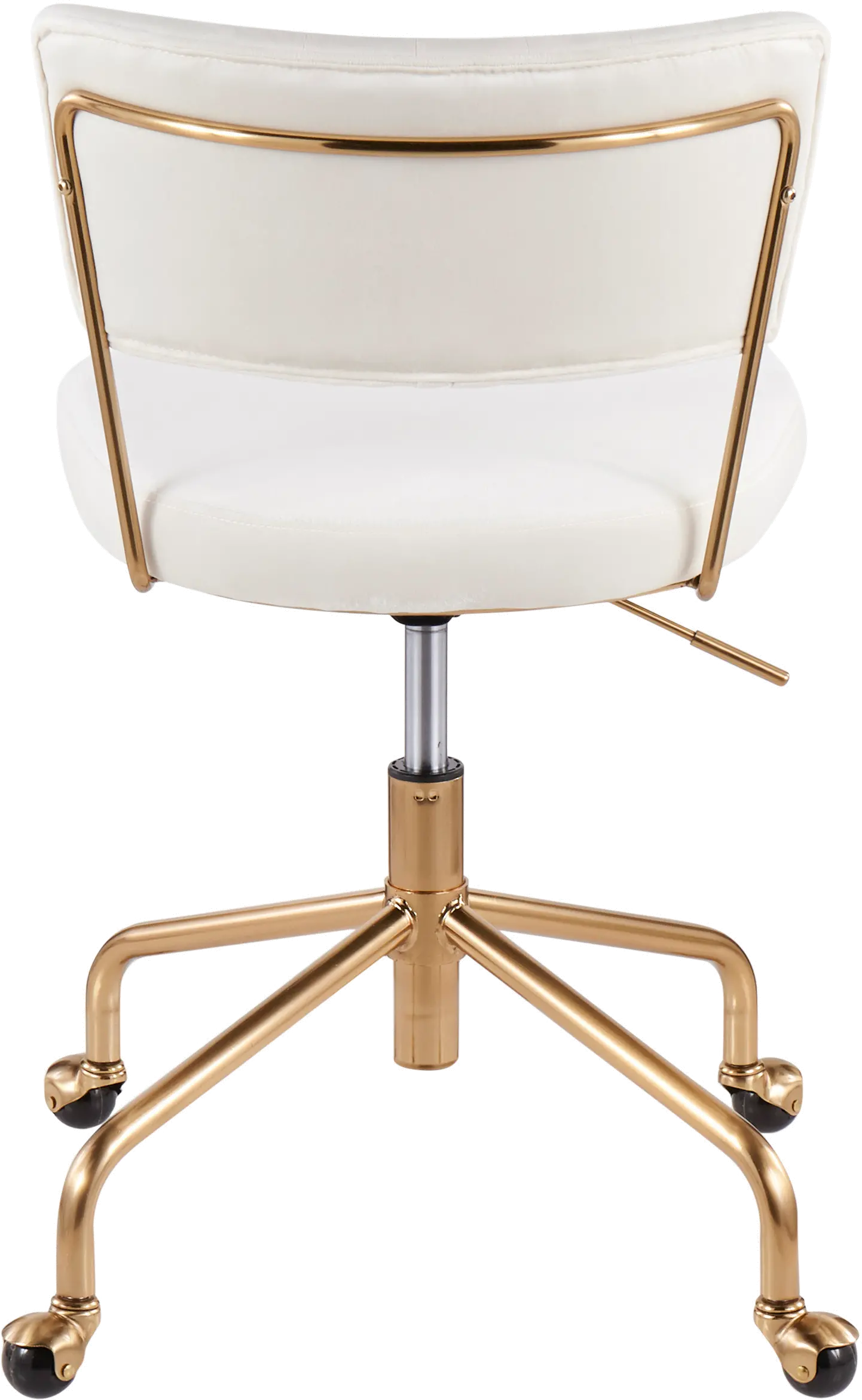 OC-TANIA AUVCR White Velvet Task Chair - Tania-3