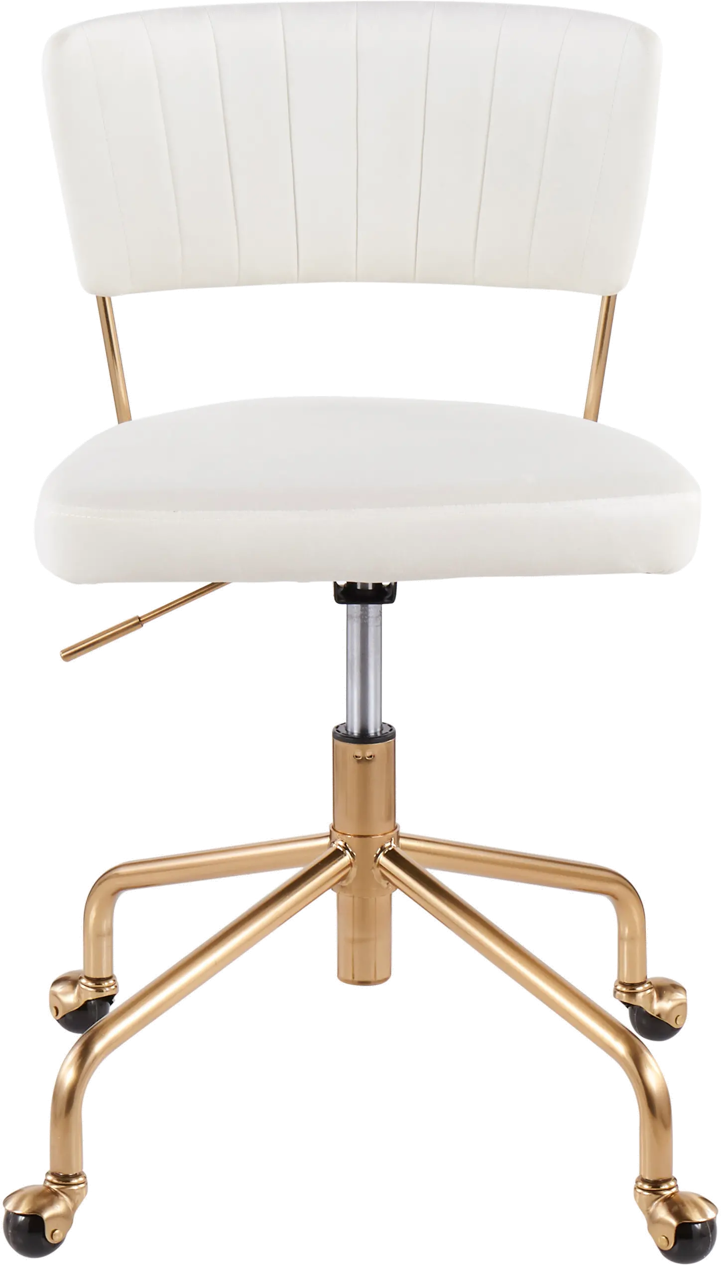 OC-TANIA AUVCR White Velvet Task Chair - Tania-4