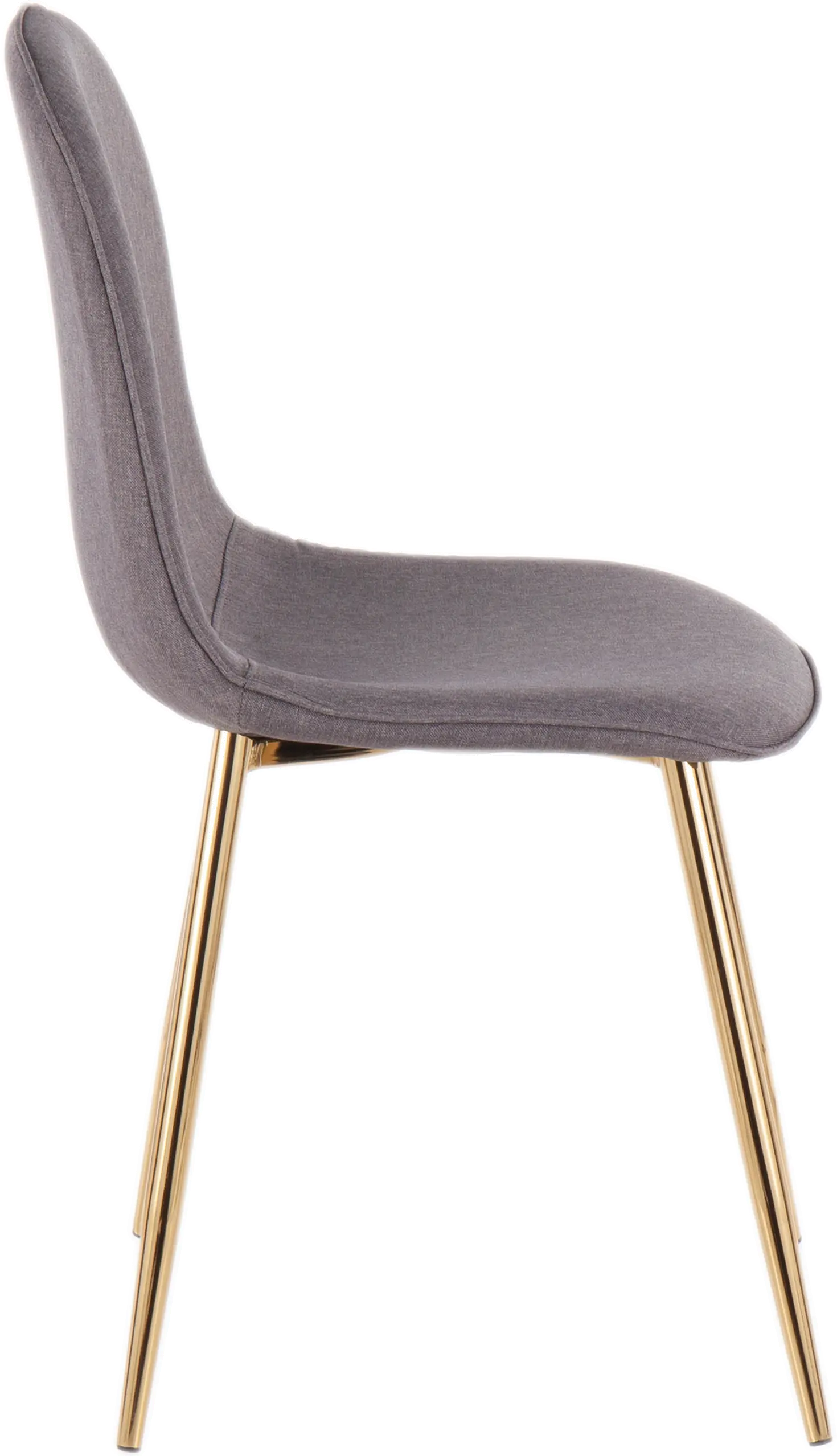 CH-PEBBLE AUCHAR2 Contemporary Gray and Gold Dining Room Chair (Set of 2) - Pebble-3