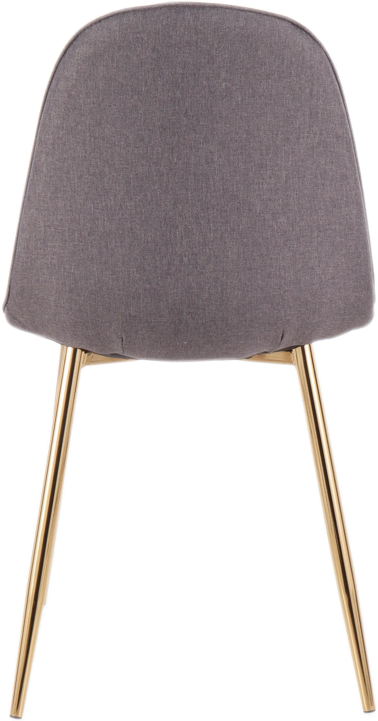 CH-PEBBLE AUCHAR2 Contemporary Gray and Gold Dining Room Chair (Set of 2) - Pebble-4