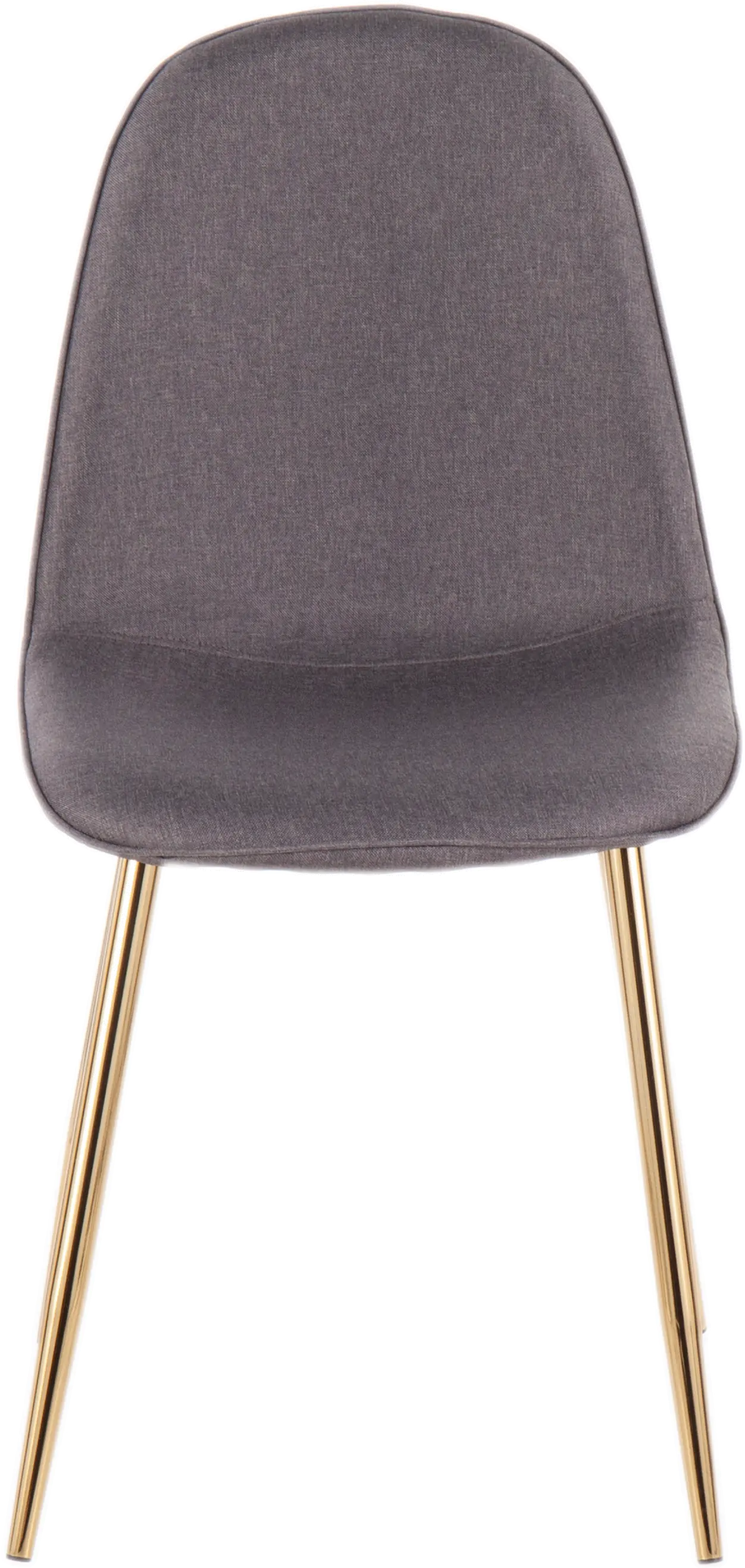 CH-PEBBLE AUCHAR2 Contemporary Gray and Gold Dining Room Chair (Set of 2) - Pebble-5