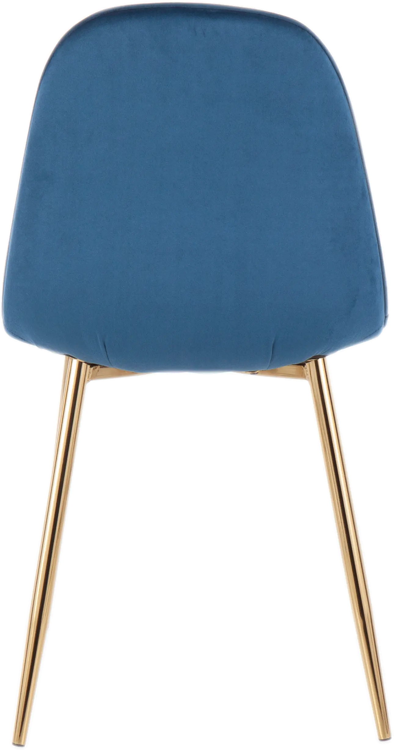 CH-PEBBLE AUVBU2 Contemporary Blue and Gold Dining Room Chair (Set of 2) - Pebble-4