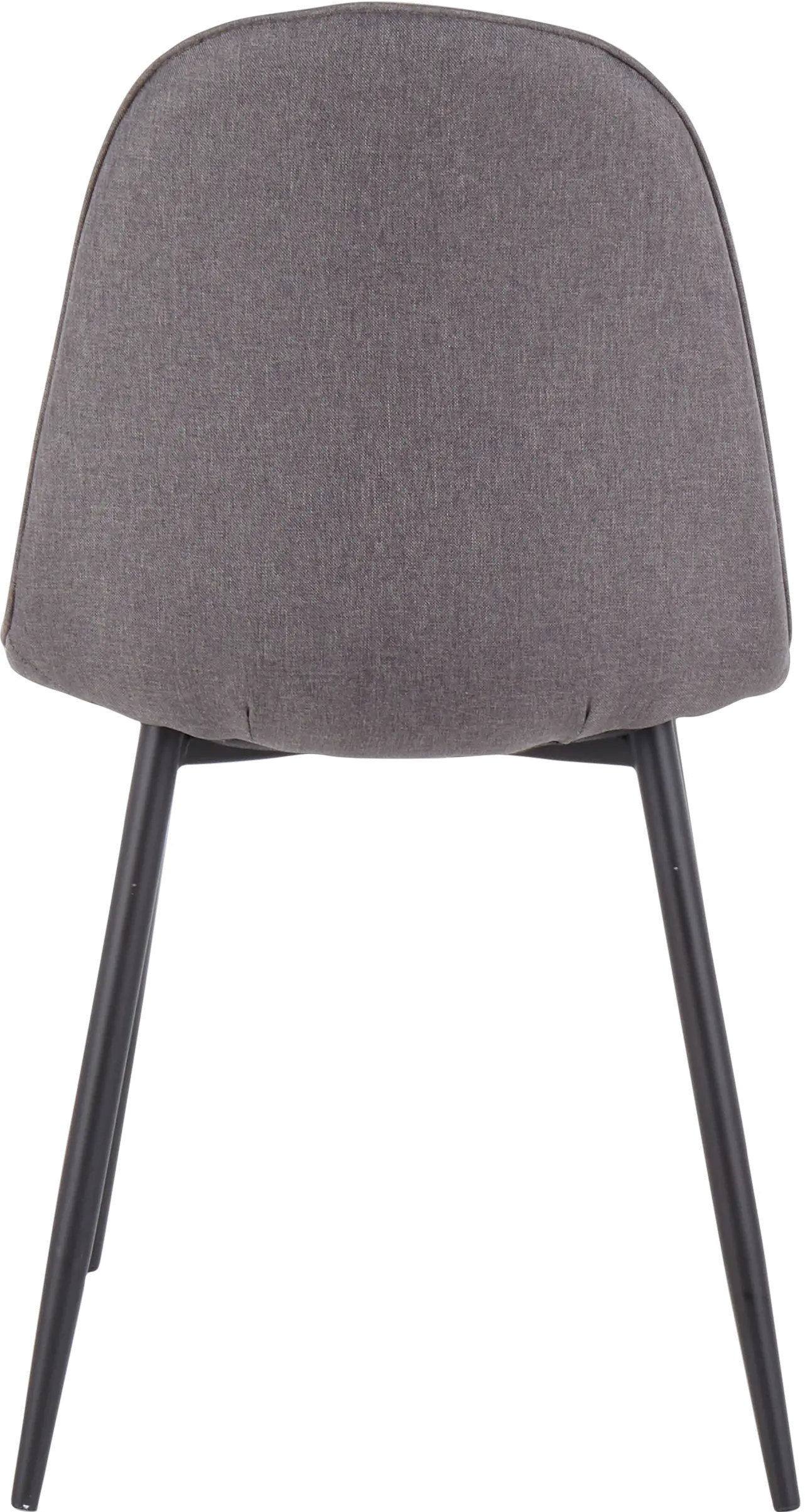 CH-PEBBLE BKCHAR2 Contemporary Gray and Black Dining Room Chair (Set of 2) - Pebble-4