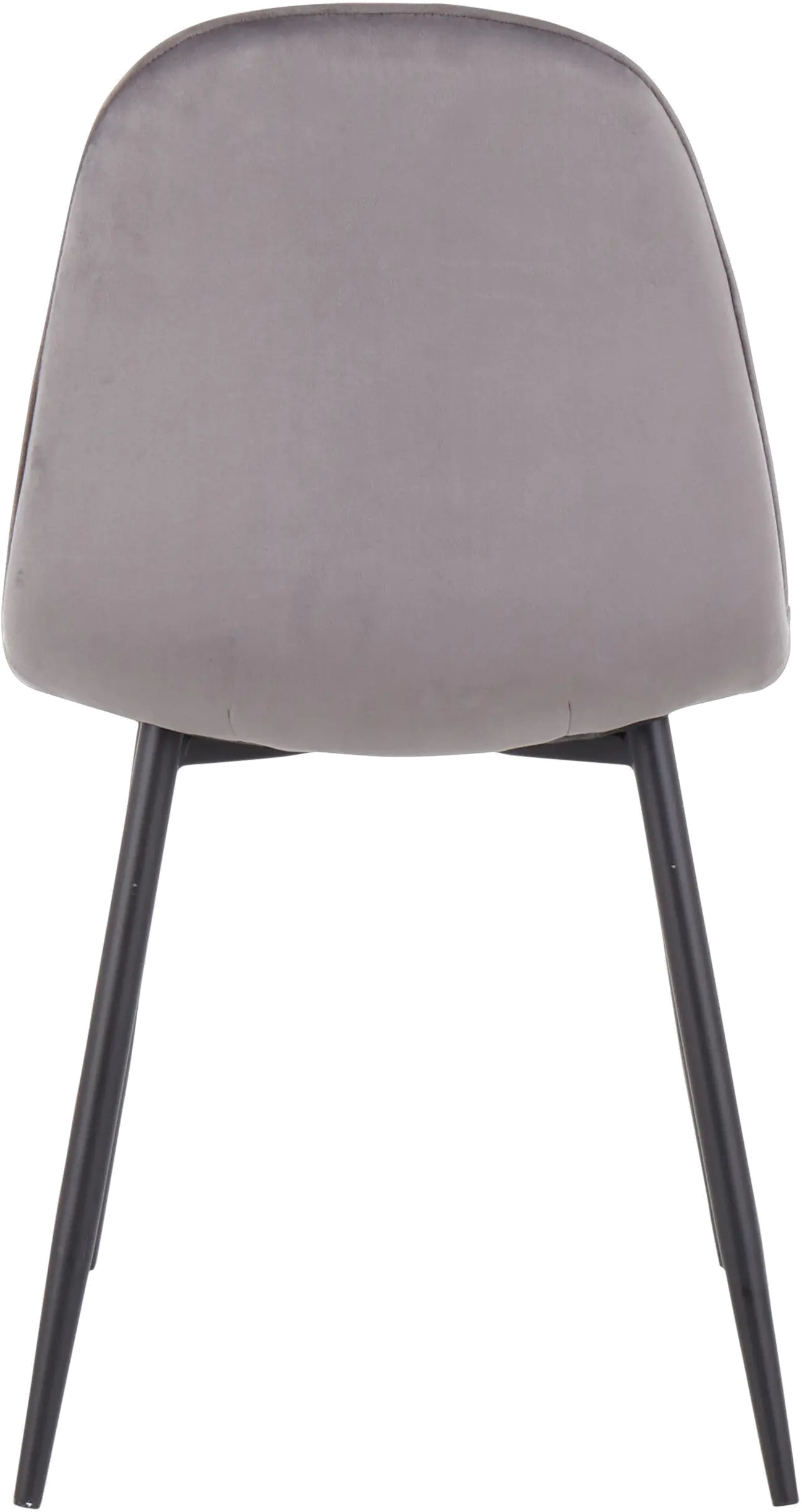CH-PEBBLE BKVGY2 Contemporary Gray and Black Dining Room Chair (Set of 2) - Pebble-4