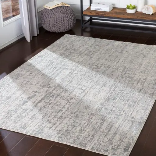 AIS2305-6796 7 x 10 Gray Modern Lustrous Rectangle Rug - Aisha-6