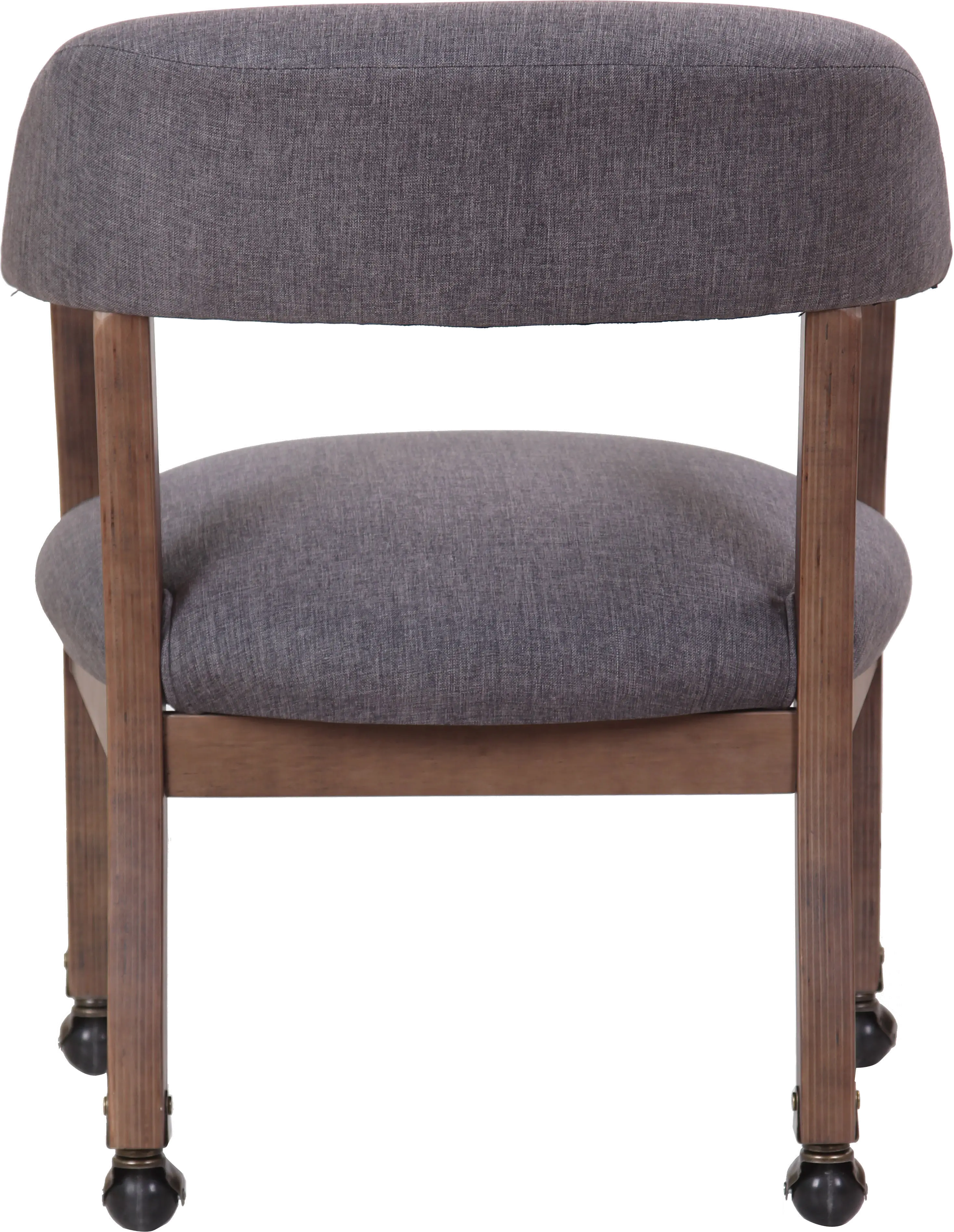 Boss Slate Gray Guest Chair With Casters-5