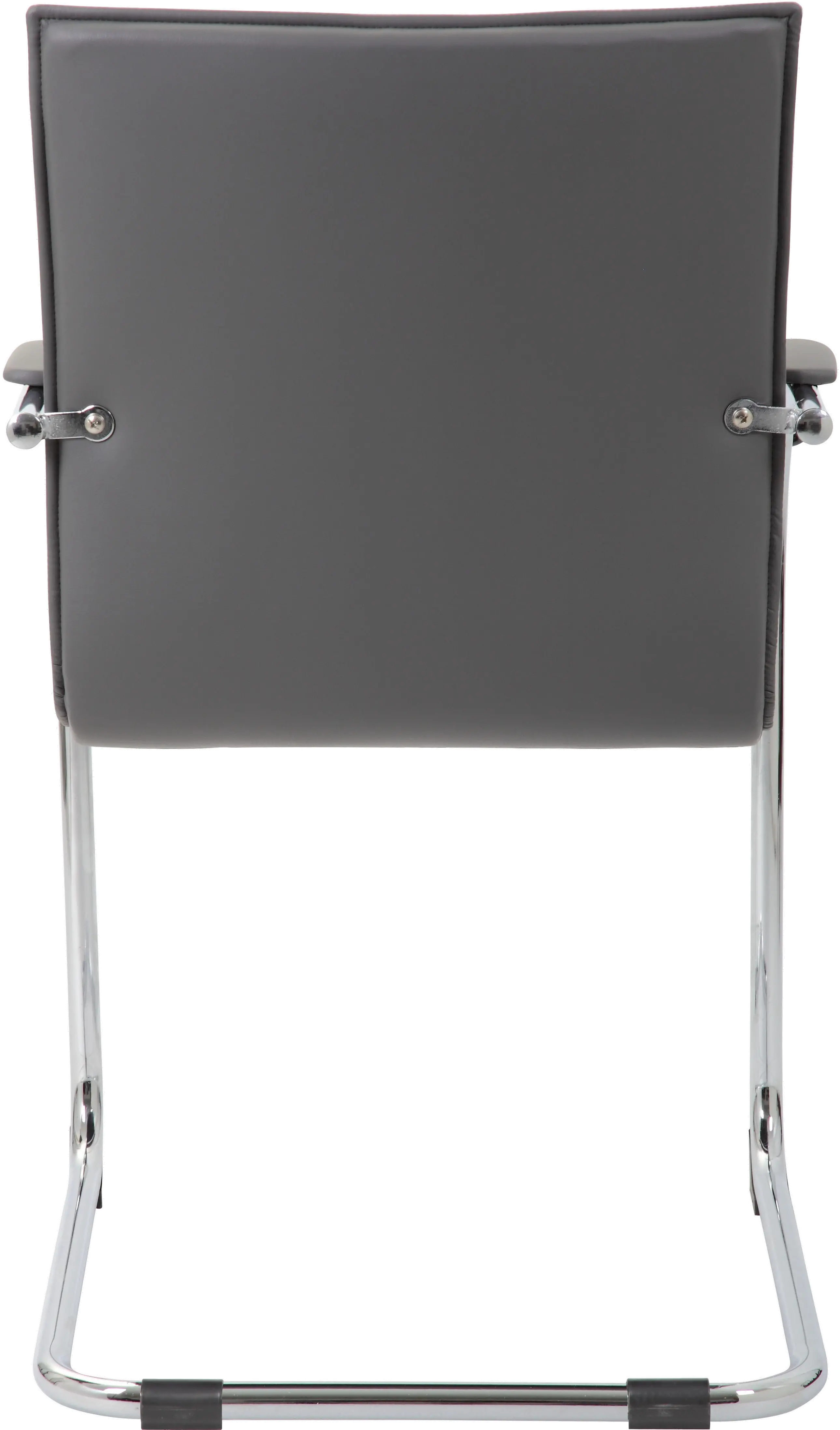 Boss 2 Pack Gray Vinyl Side Chairs-4