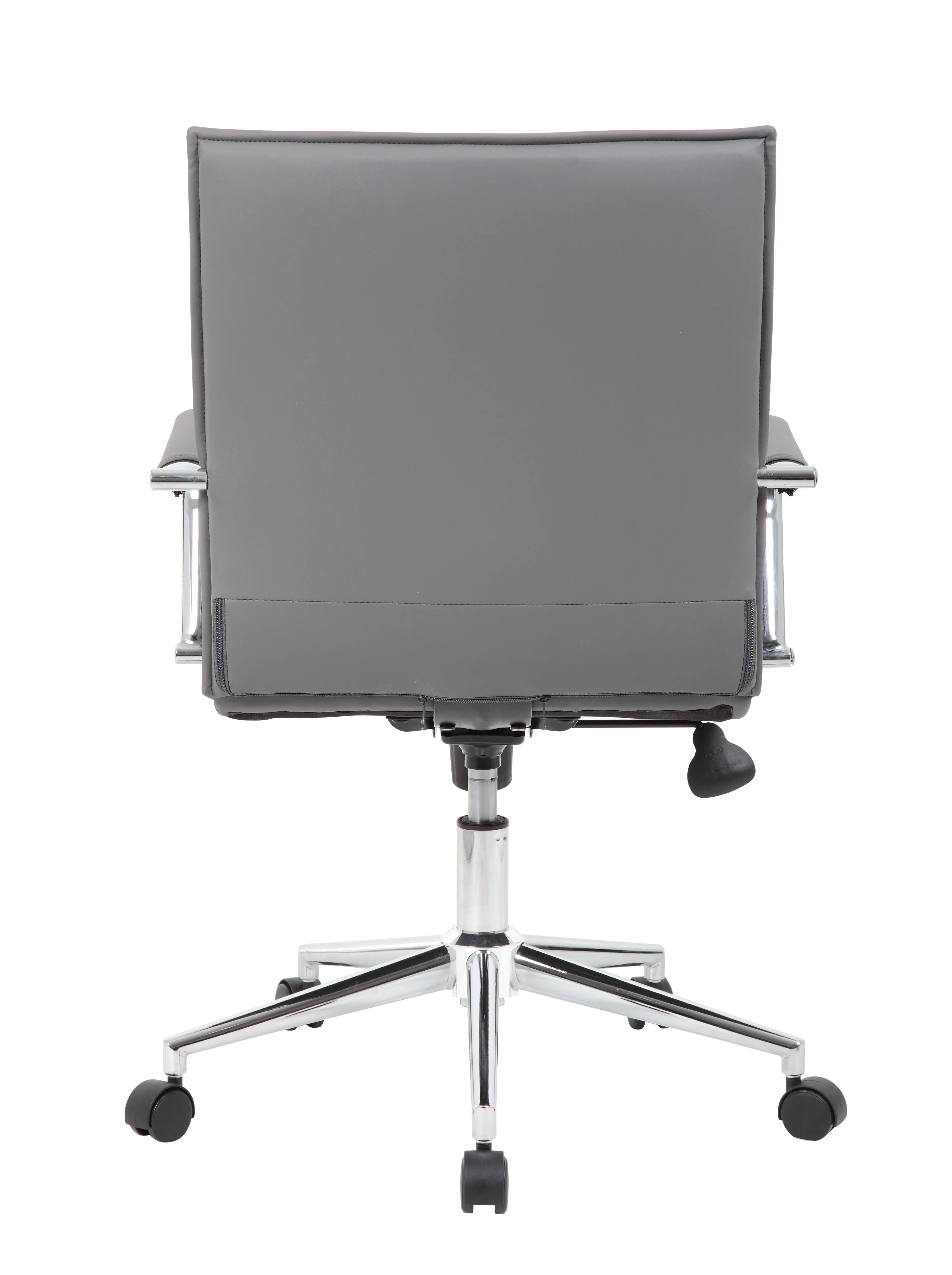Boss Gray Vinyl Hospitality Office Chair-4
