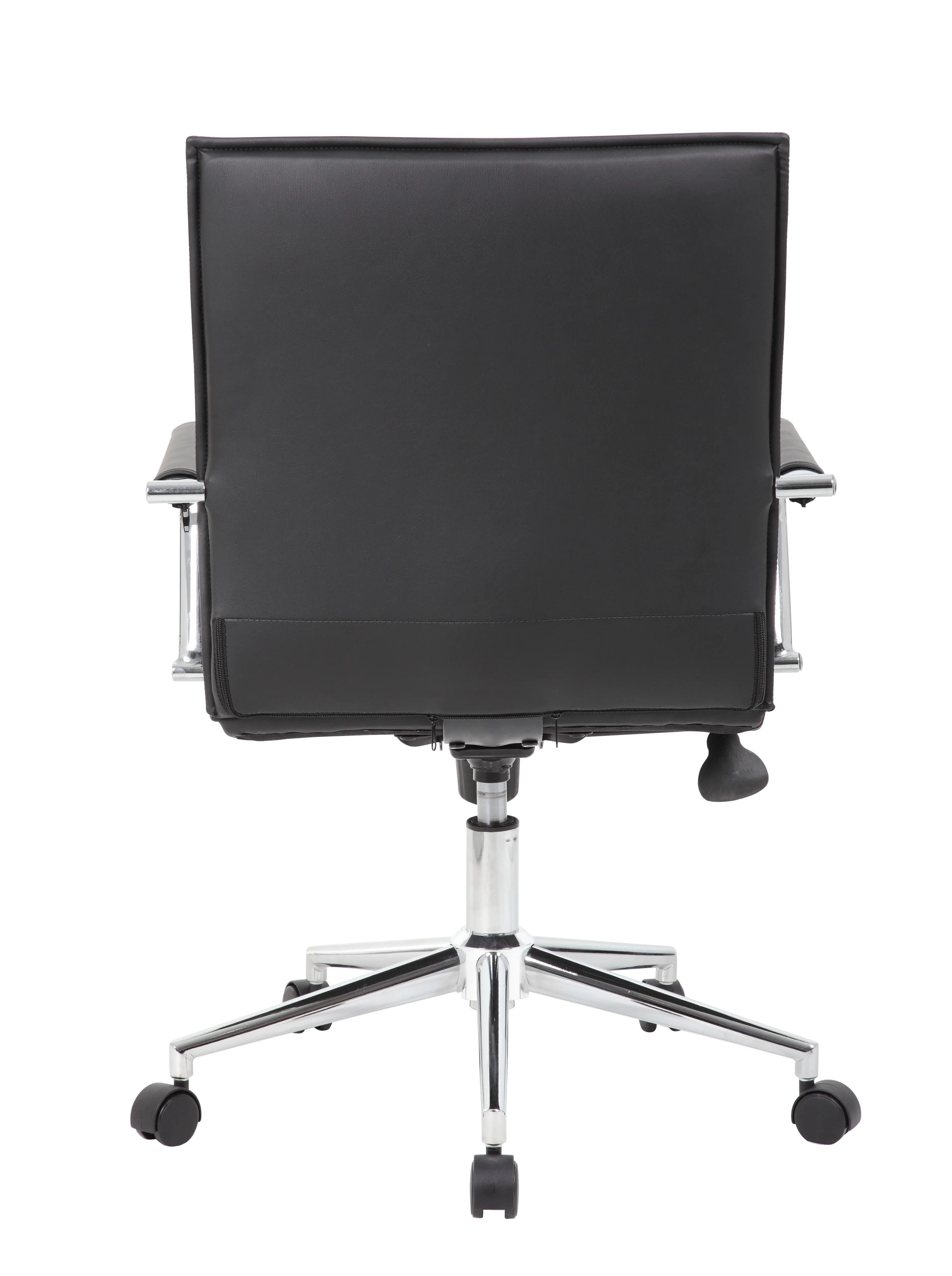 Boss Black Vinyl Hospitality Office Chair-5