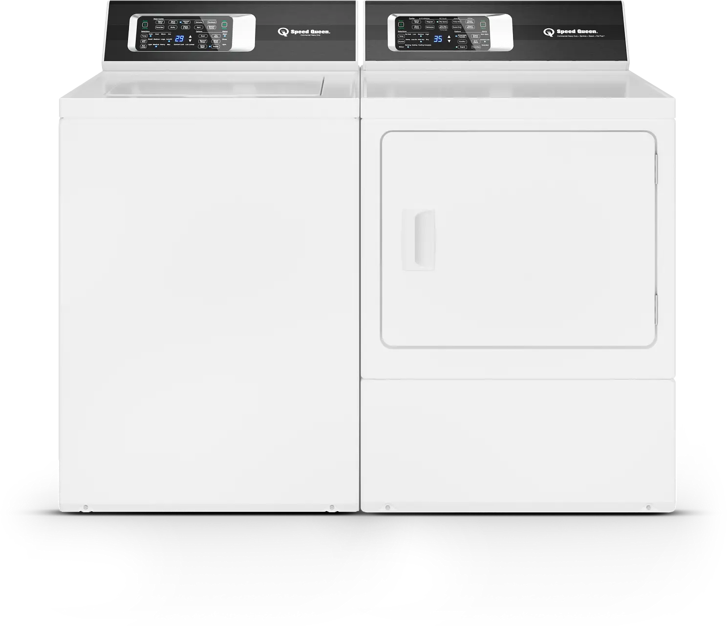 .SPQ-W/W-7003-GAS-PR Speed Queen Gas Washer and Dryer Set - TR7, White-1