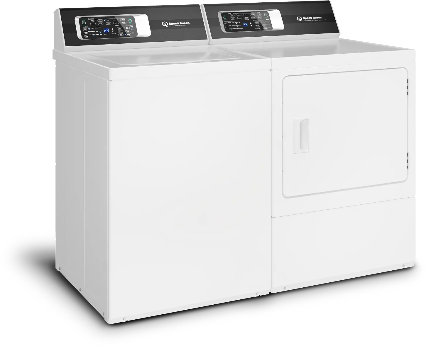 .SPQ-W/W-7003-GAS-PR Speed Queen Gas Washer and Dryer Set - TR7, White-2