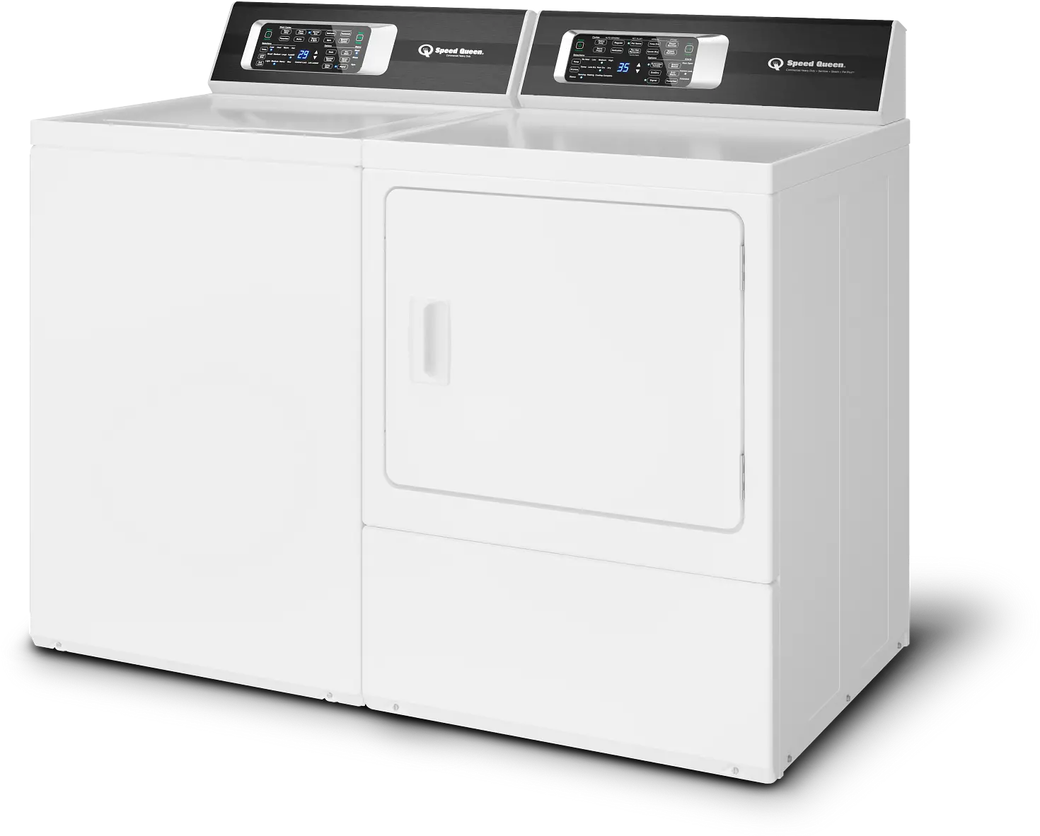 .SPQ-W/W-7003-GAS-PR Speed Queen Gas Washer and Dryer Set - TR7, White-3