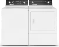 .SPQ-W/W-3003-ELE-PR Speed Queen Electric Washer and Dryer Set - TR3, White