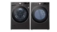 .LG-BST-4000-ELE--PR LG Electric Front Load Laundry Pair - Black Steel